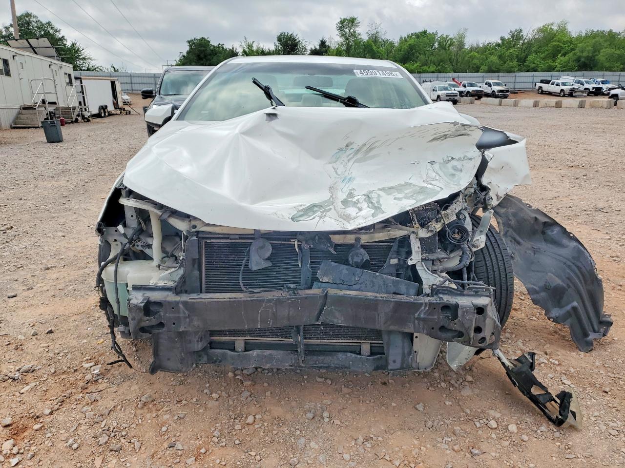 2015 Toyota Camry Le White vin: 4T4BF1FK8FR460063