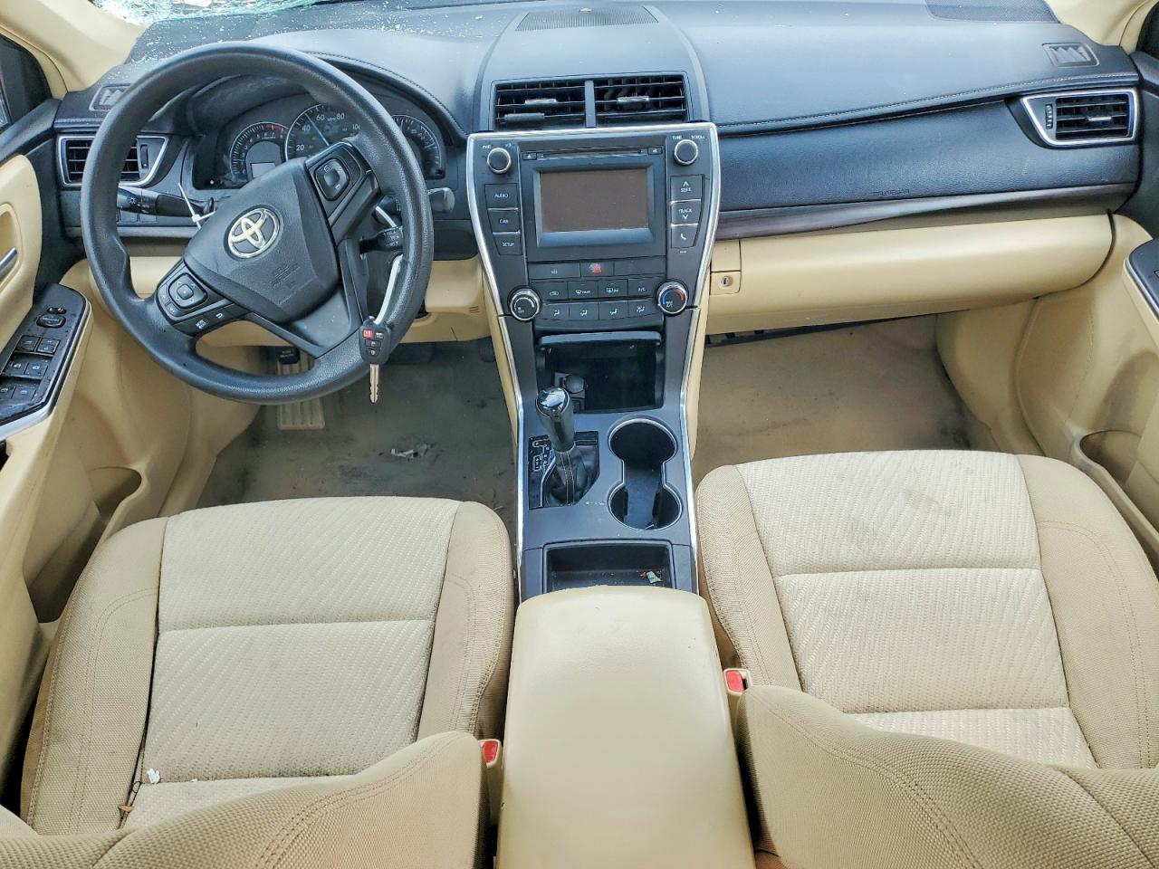 2015 Toyota Camry Le White vin: 4T4BF1FK8FR460063