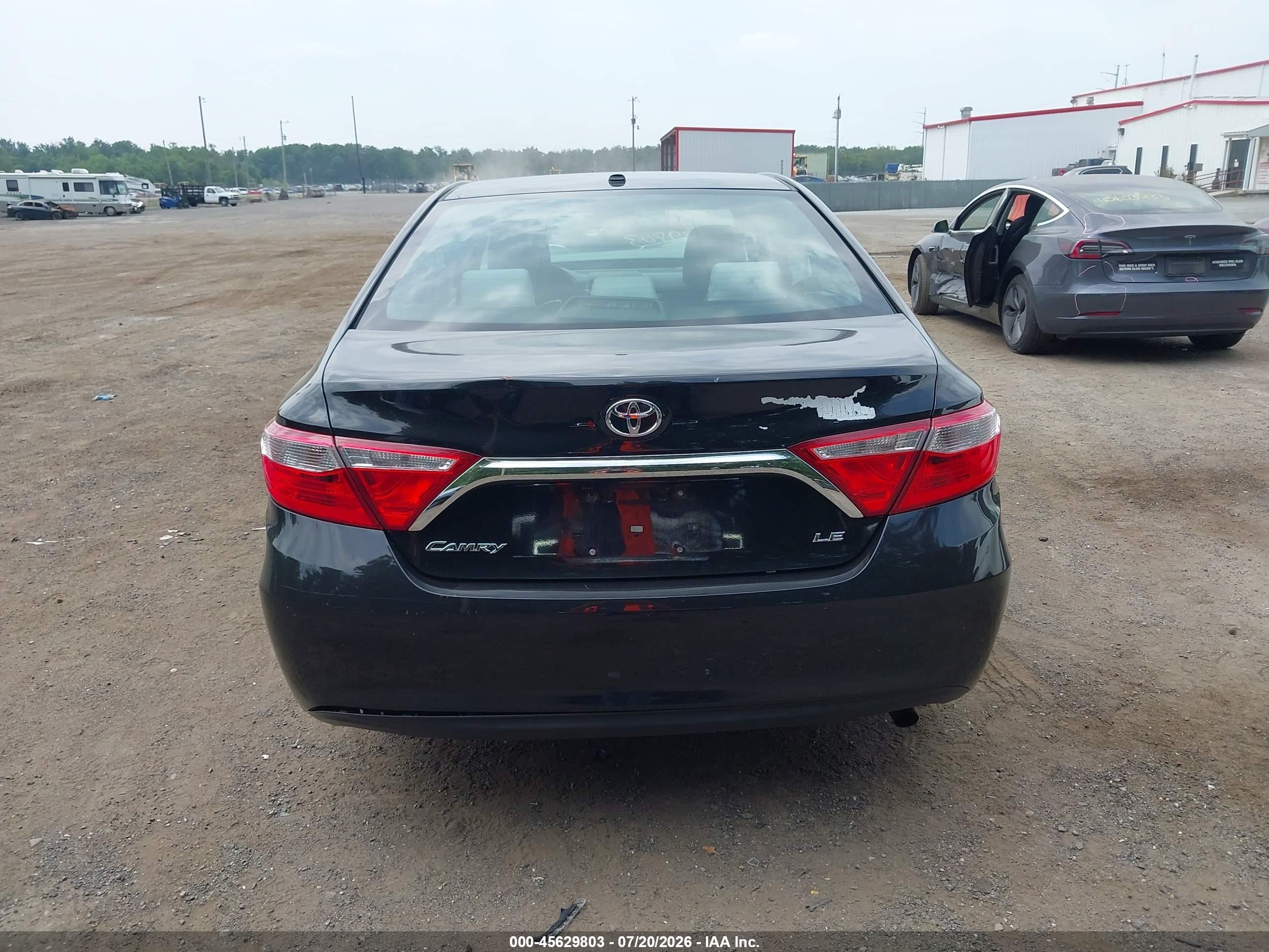 2015 Toyota Camry Le Black vin: 4T4BF1FK8FR460256