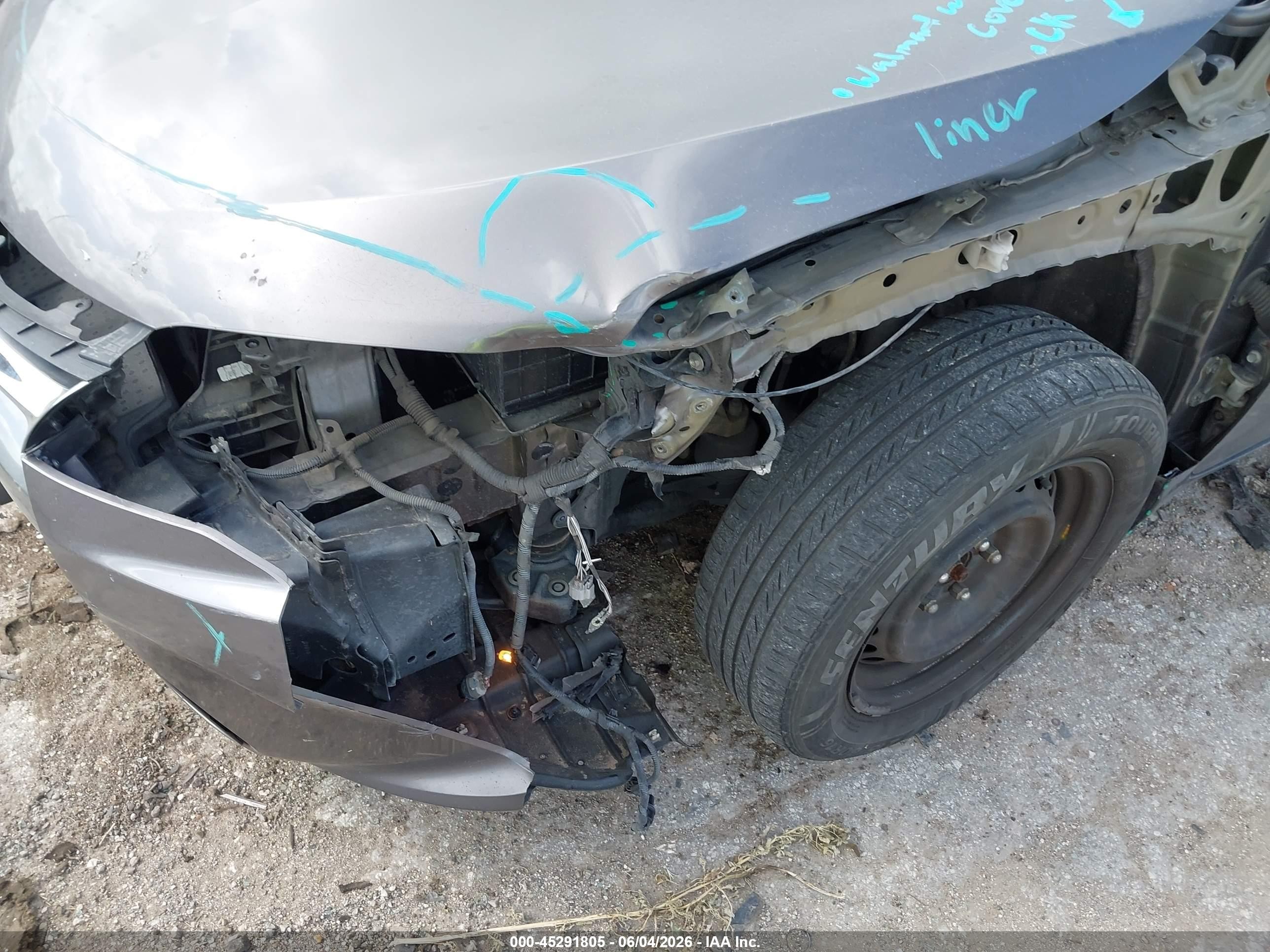 2015 Toyota Camry Le Серый vin: 4T4BF1FK8FR461701