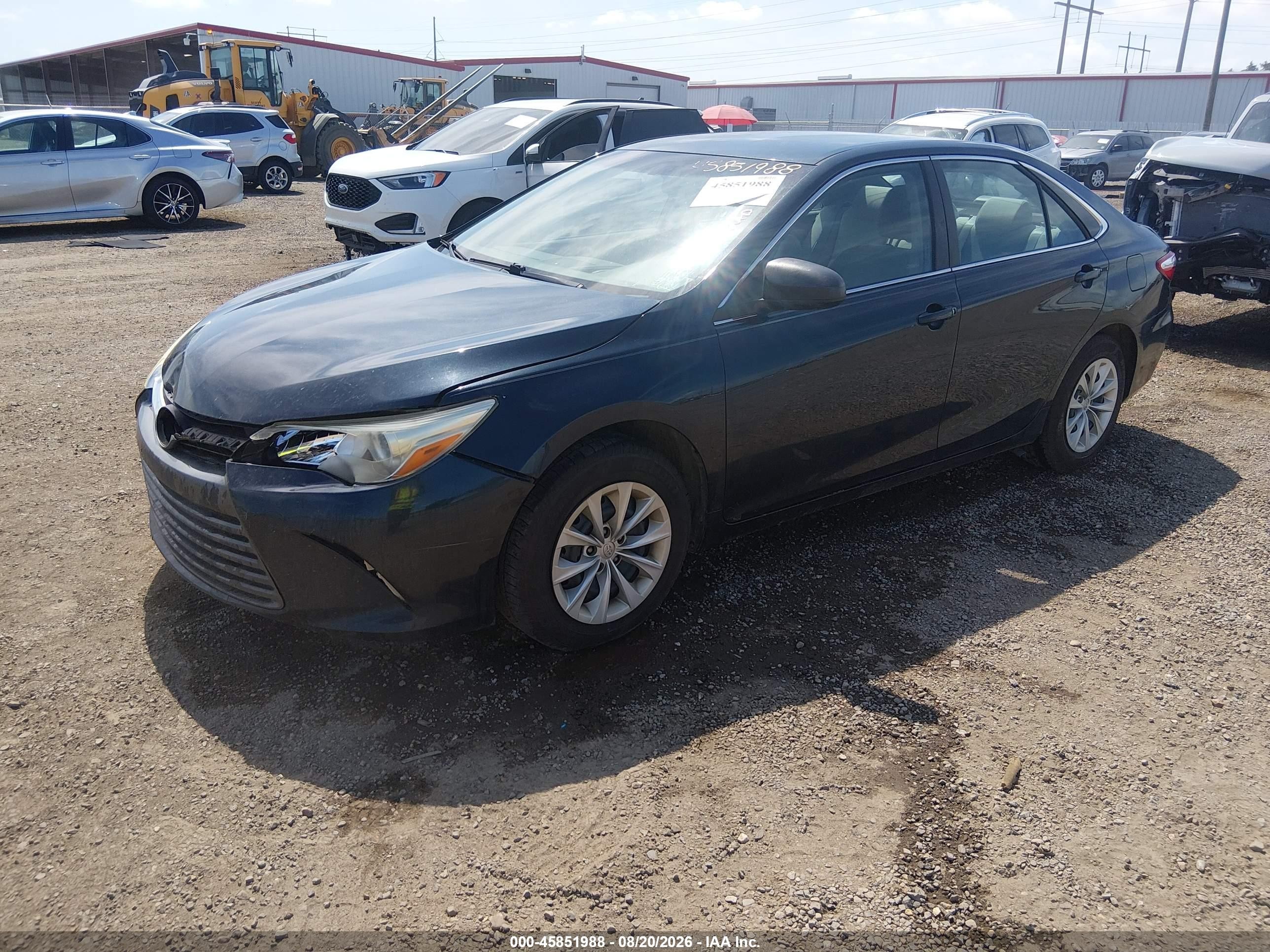 2015 Toyota Camry Le Blue vin: 4T4BF1FK8FR461813