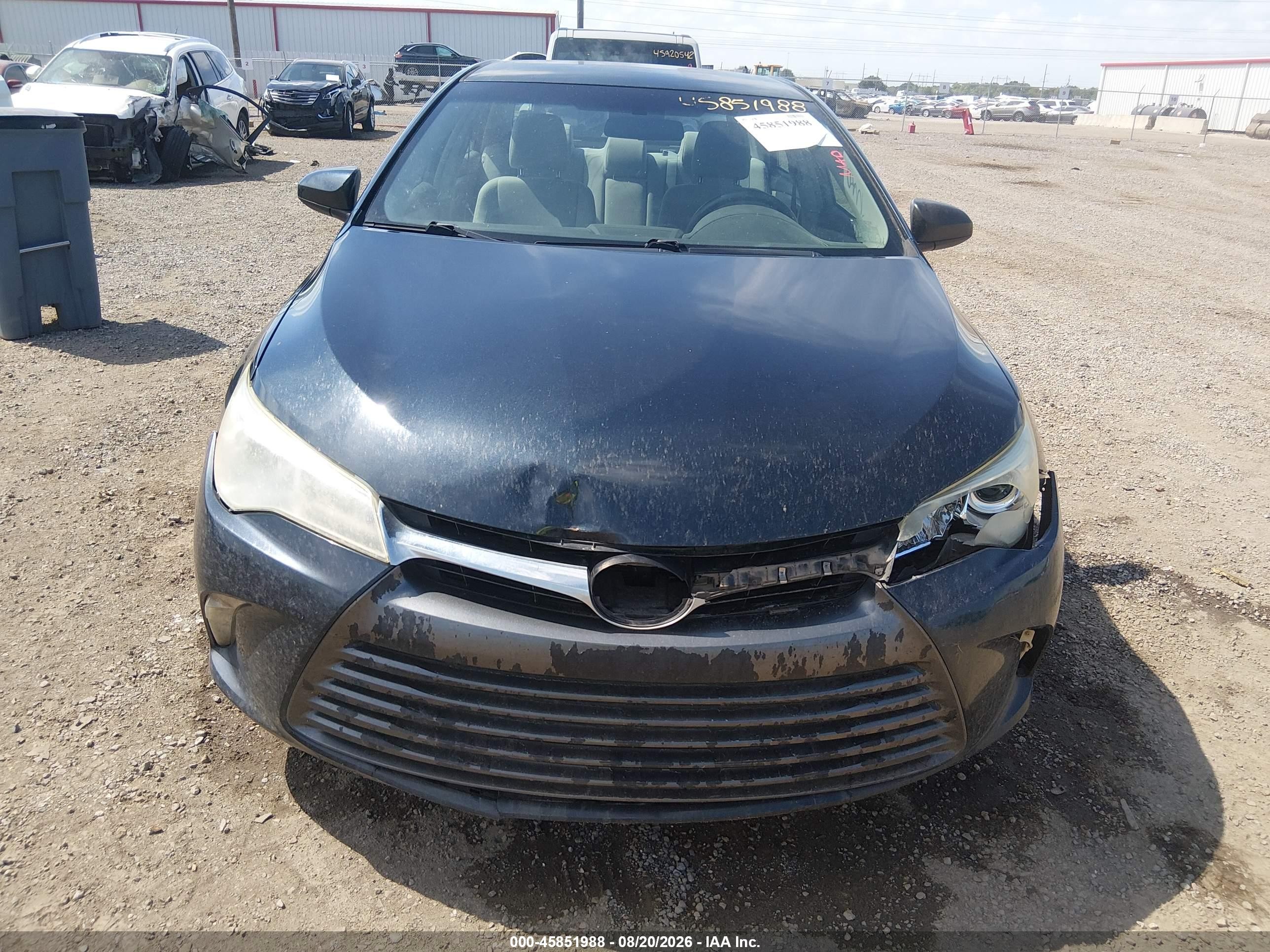 2015 Toyota Camry Le Blue vin: 4T4BF1FK8FR461813