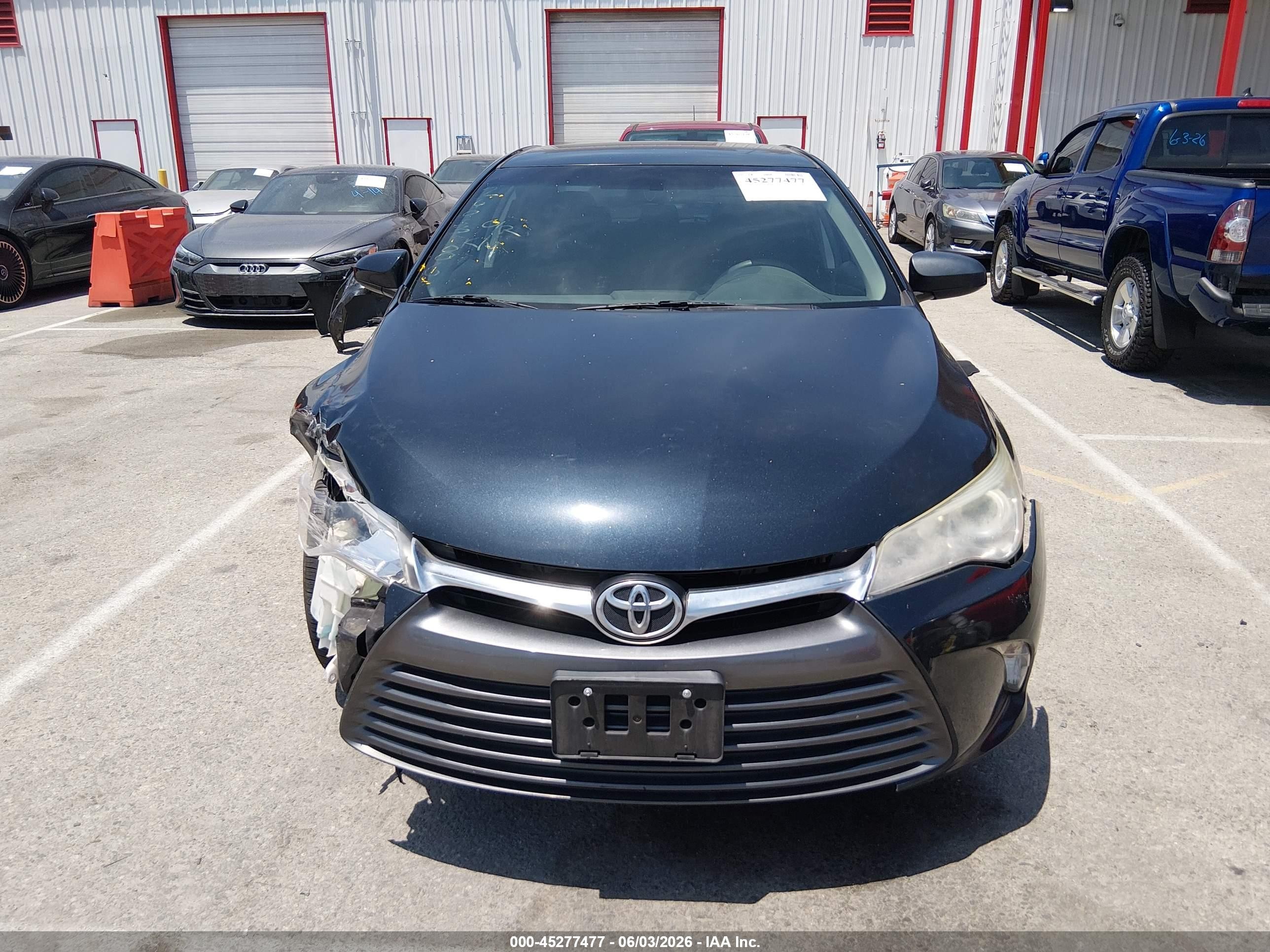 2015 Toyota Camry Le Dark Blue vin: 4T4BF1FK8FR466459