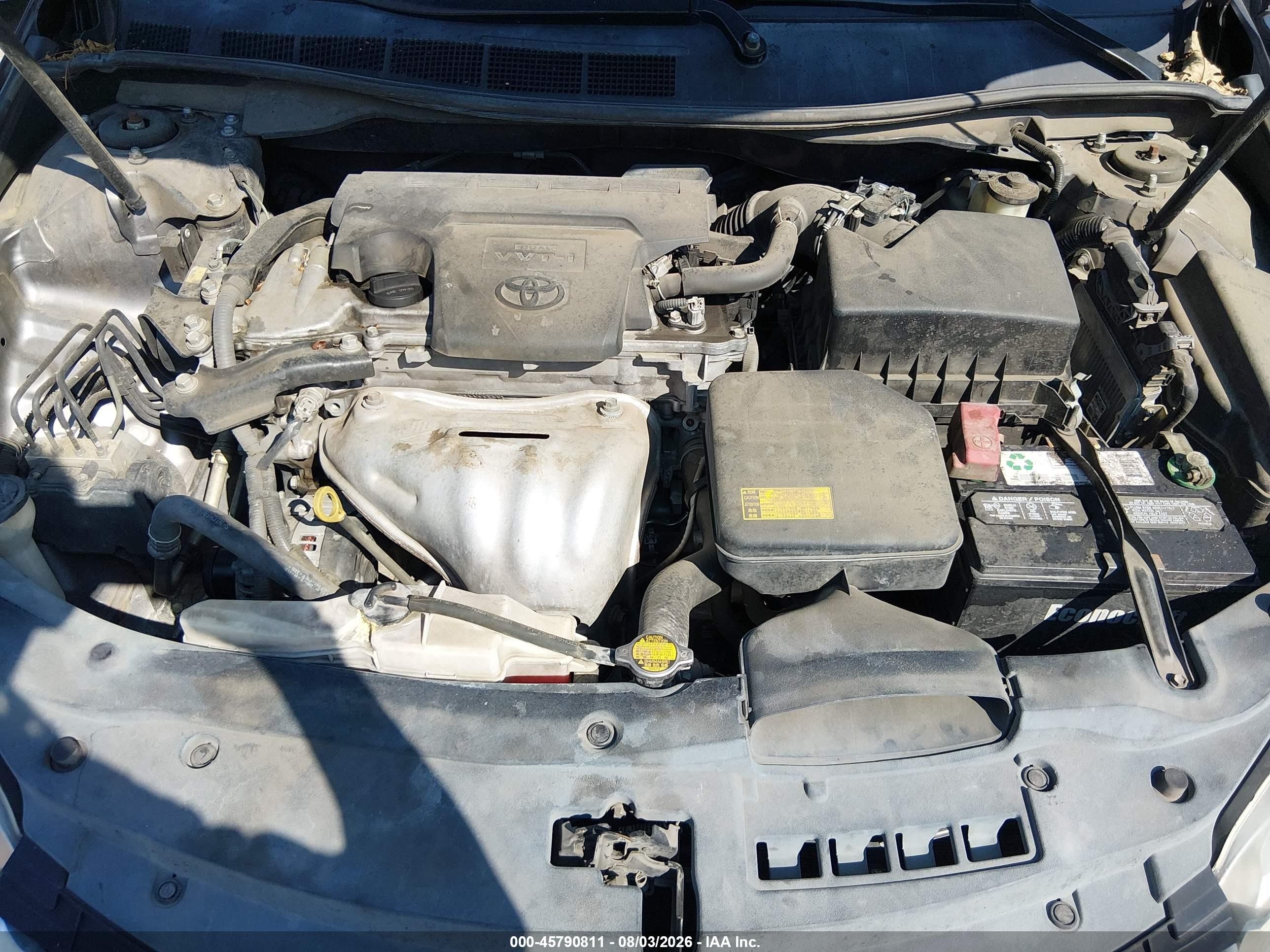 2015 Toyota Camry Le Silver vin: 4T4BF1FK8FR477087