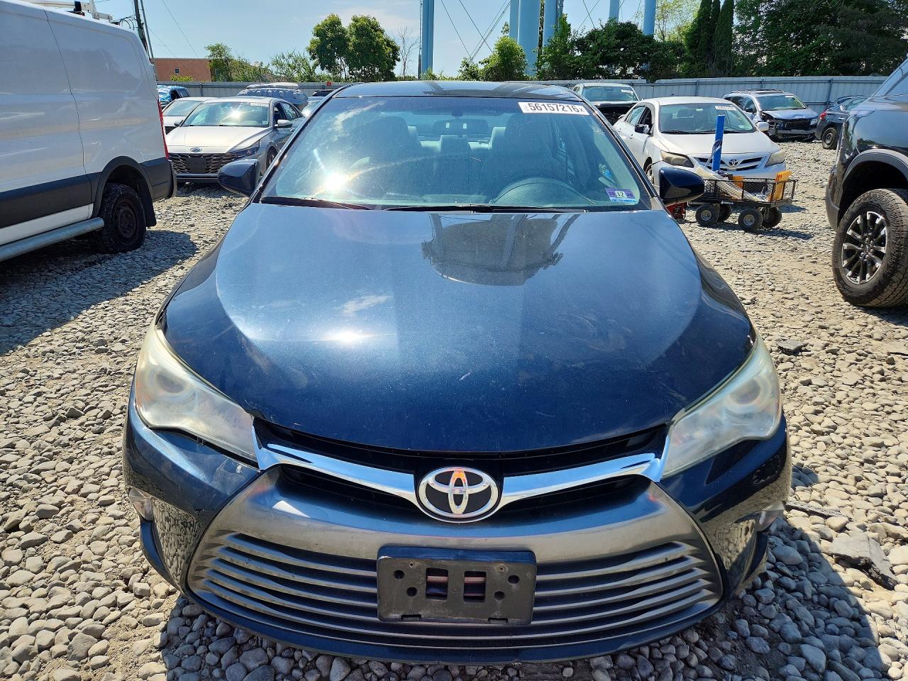 2016 Toyota Camry Le Синий vin: 4T4BF1FK8GR544370