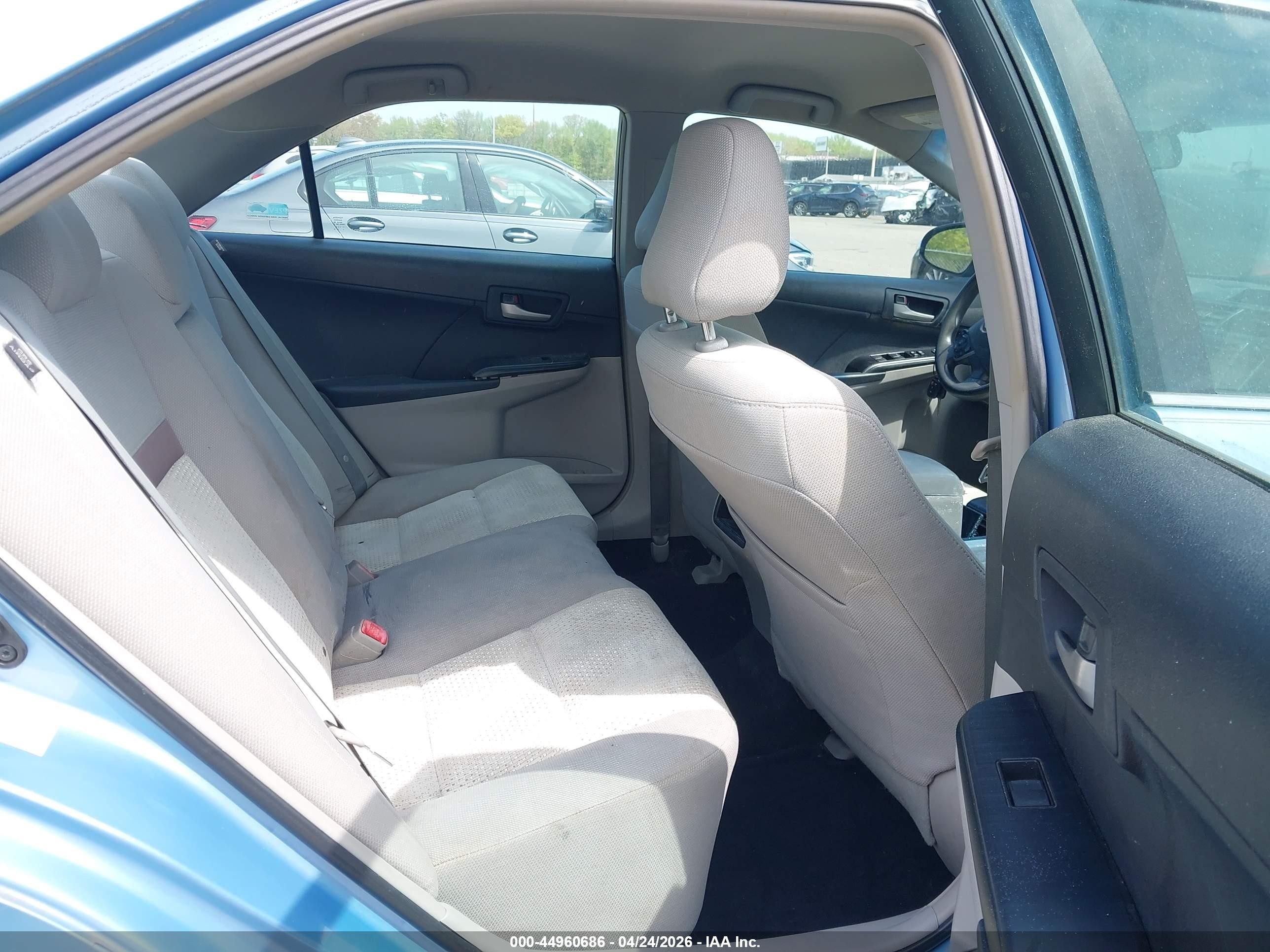 2012 Toyota Camry Le Синий vin: 4T4BF1FK9CR163699
