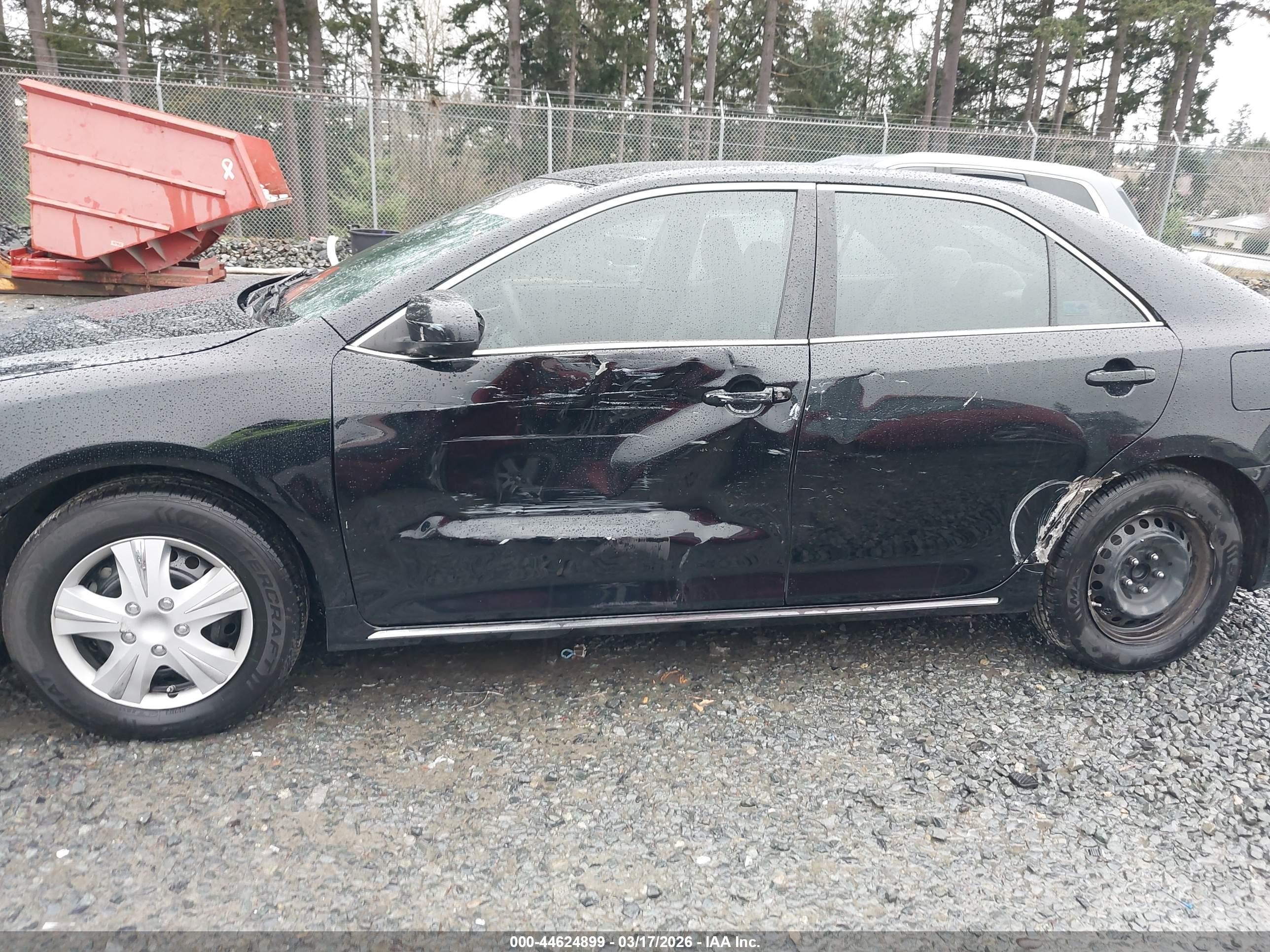 2012 Toyota Camry Le Черный vin: 4T4BF1FK9CR185041