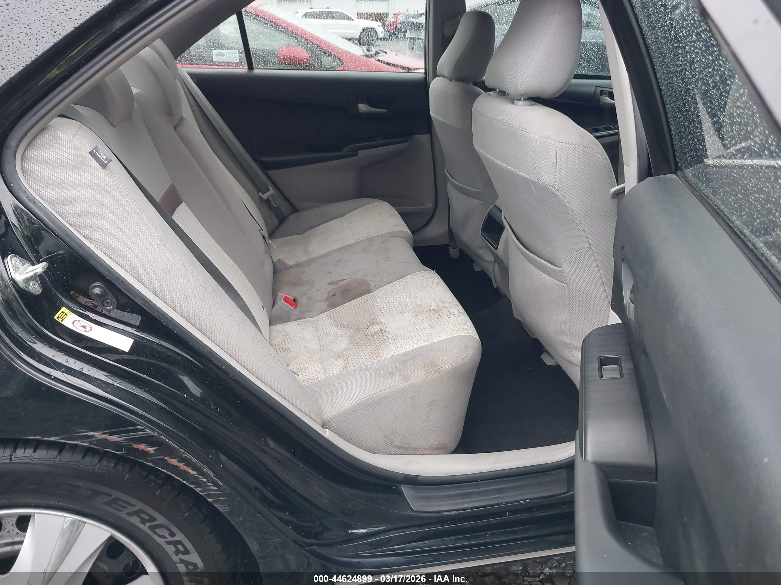 2012 Toyota Camry Le Черный vin: 4T4BF1FK9CR185041
