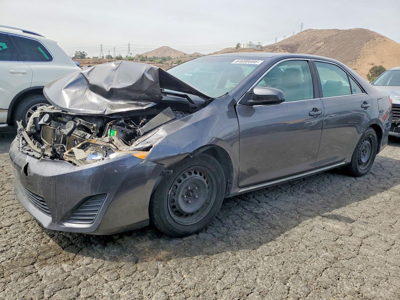 2012 Toyota Camry Le Gray vin: 4T4BF1FK9CR206700