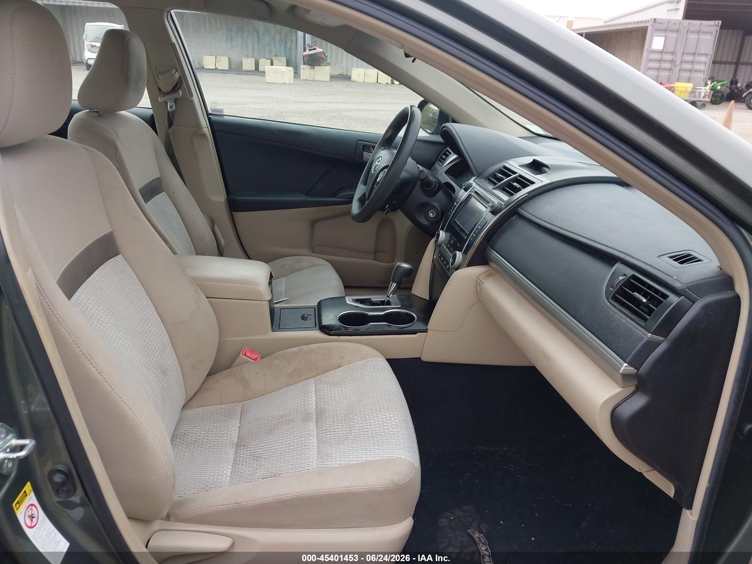 2012 Toyota Camry Le Gray vin: 4T4BF1FK9CR210553