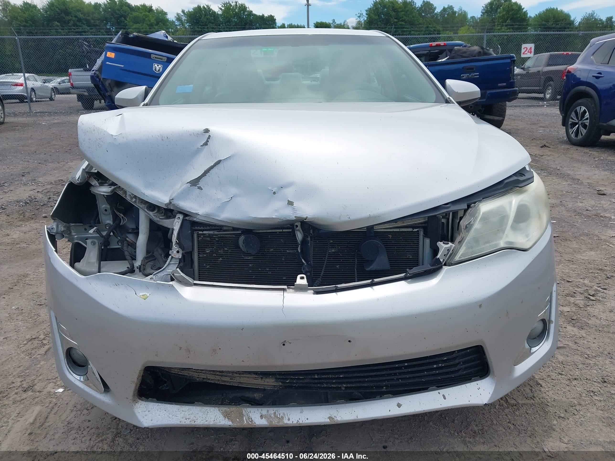 2012 Toyota Camry Xle Silver vin: 4T4BF1FK9CR221925