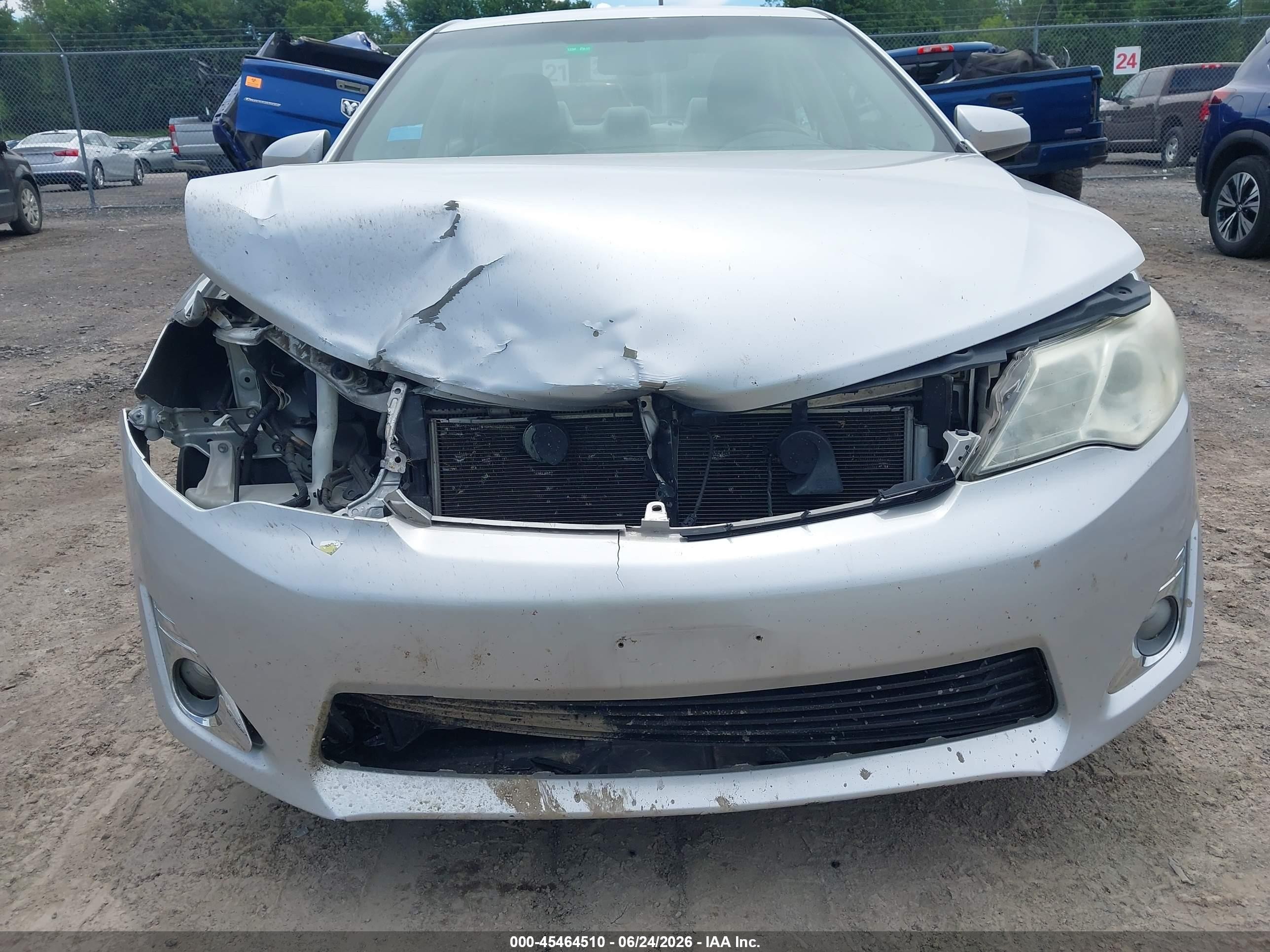 2012 Toyota Camry Xle Silver vin: 4T4BF1FK9CR221925
