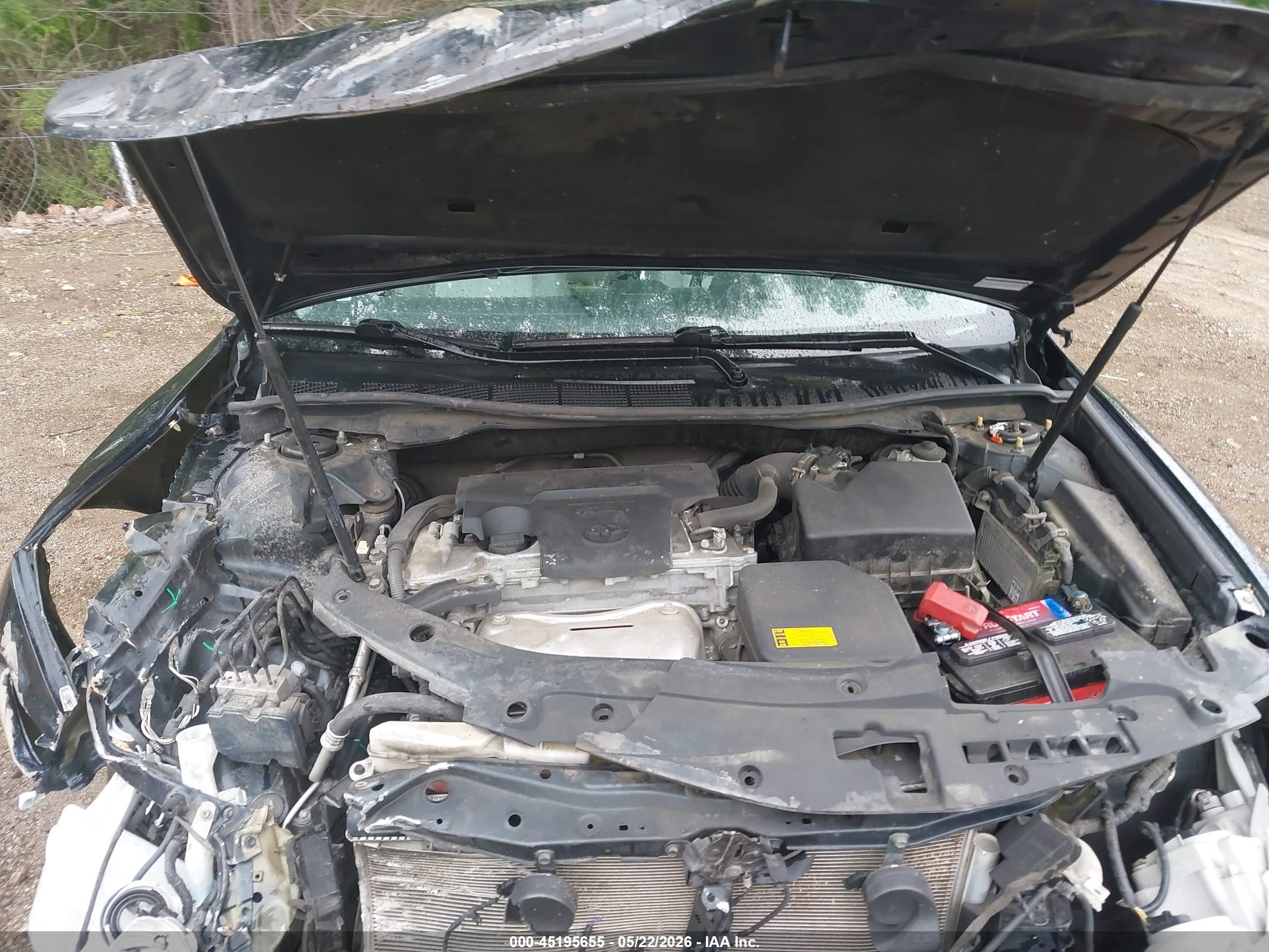 2012 Toyota Camry Xle Black vin: 4T4BF1FK9CR237803