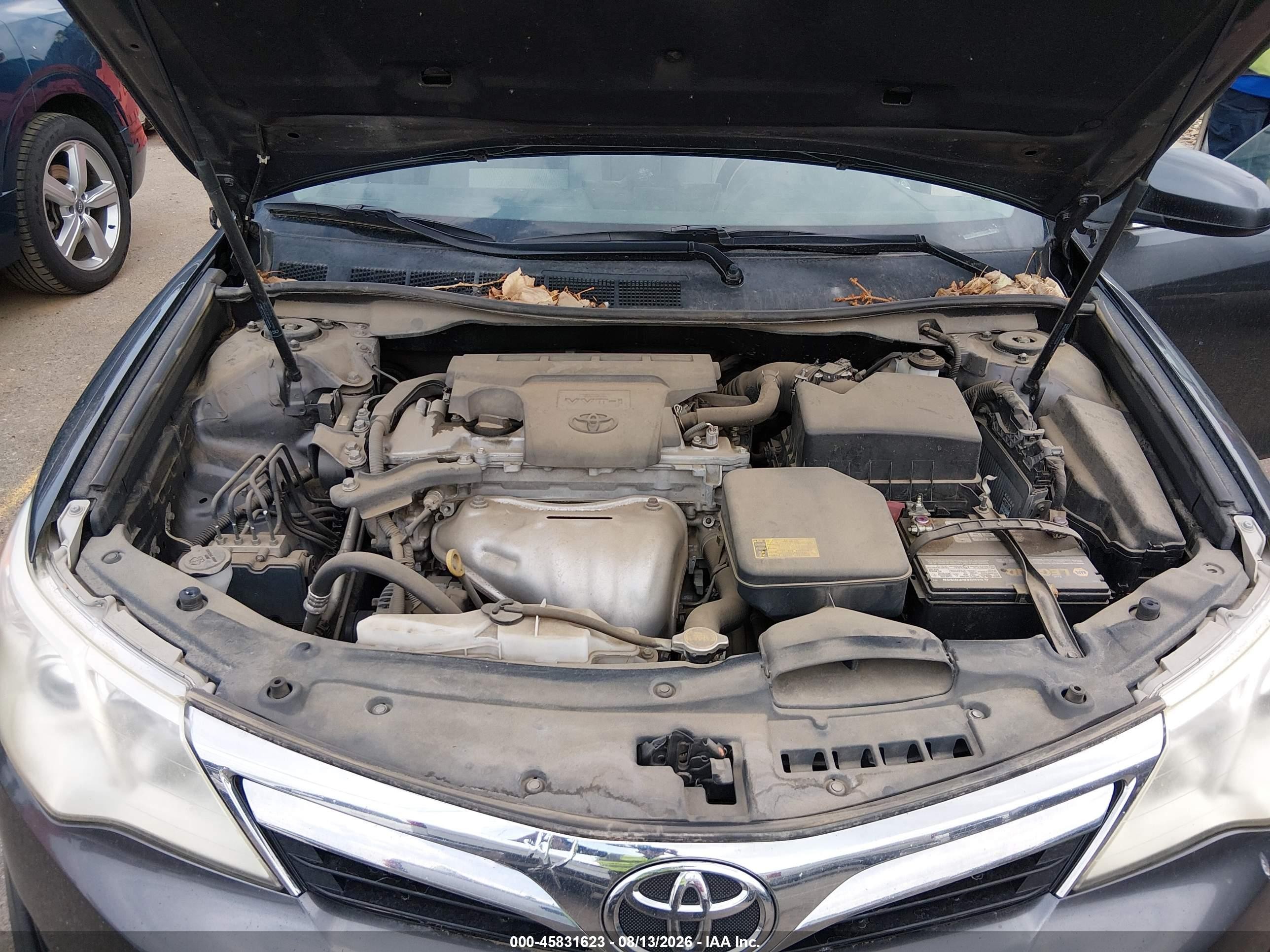 2012 Toyota Camry Le Gray vin: 4T4BF1FK9CR243035