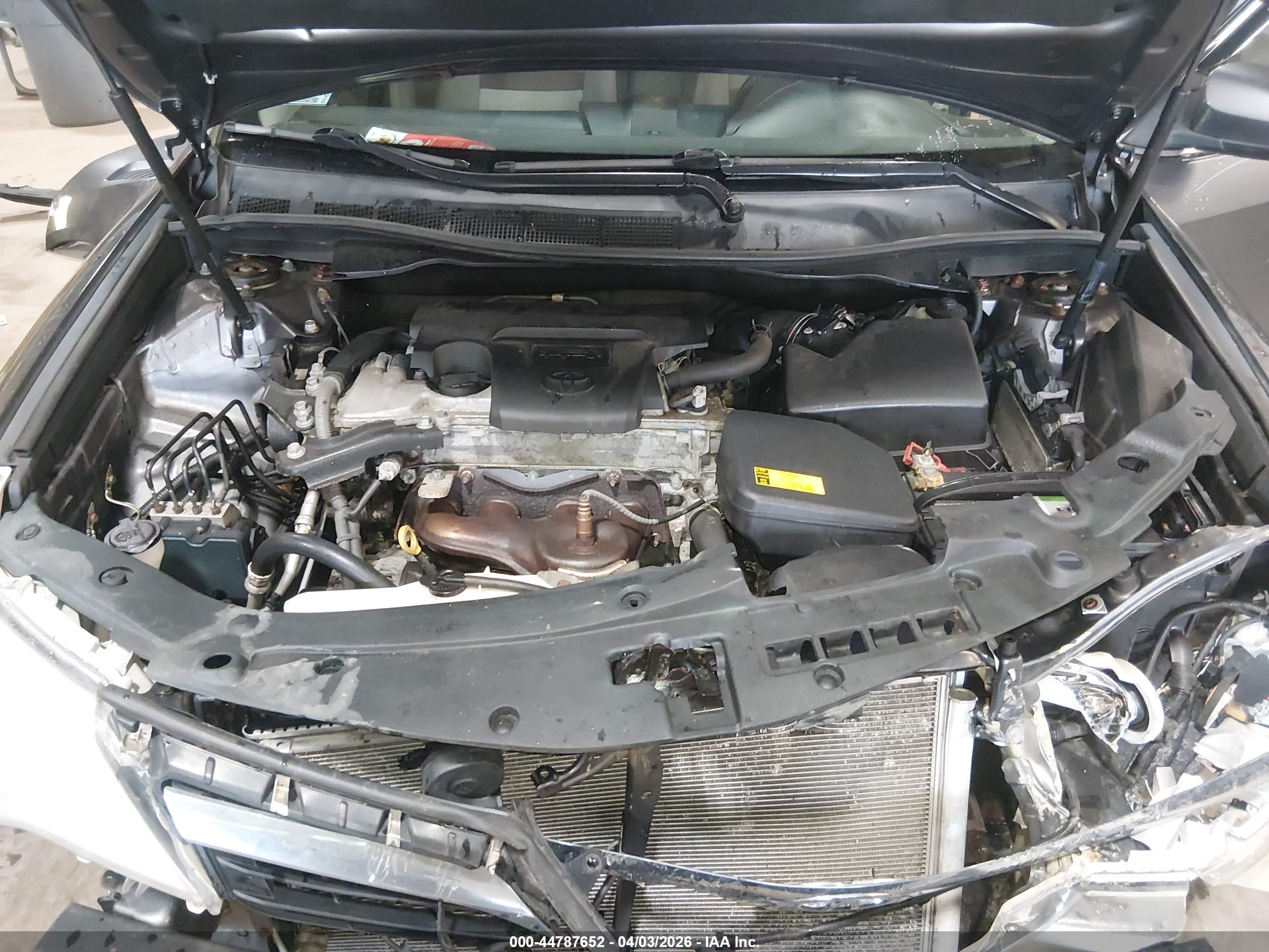 2012 Toyota Camry Le Gray vin: 4T4BF1FK9CR243083