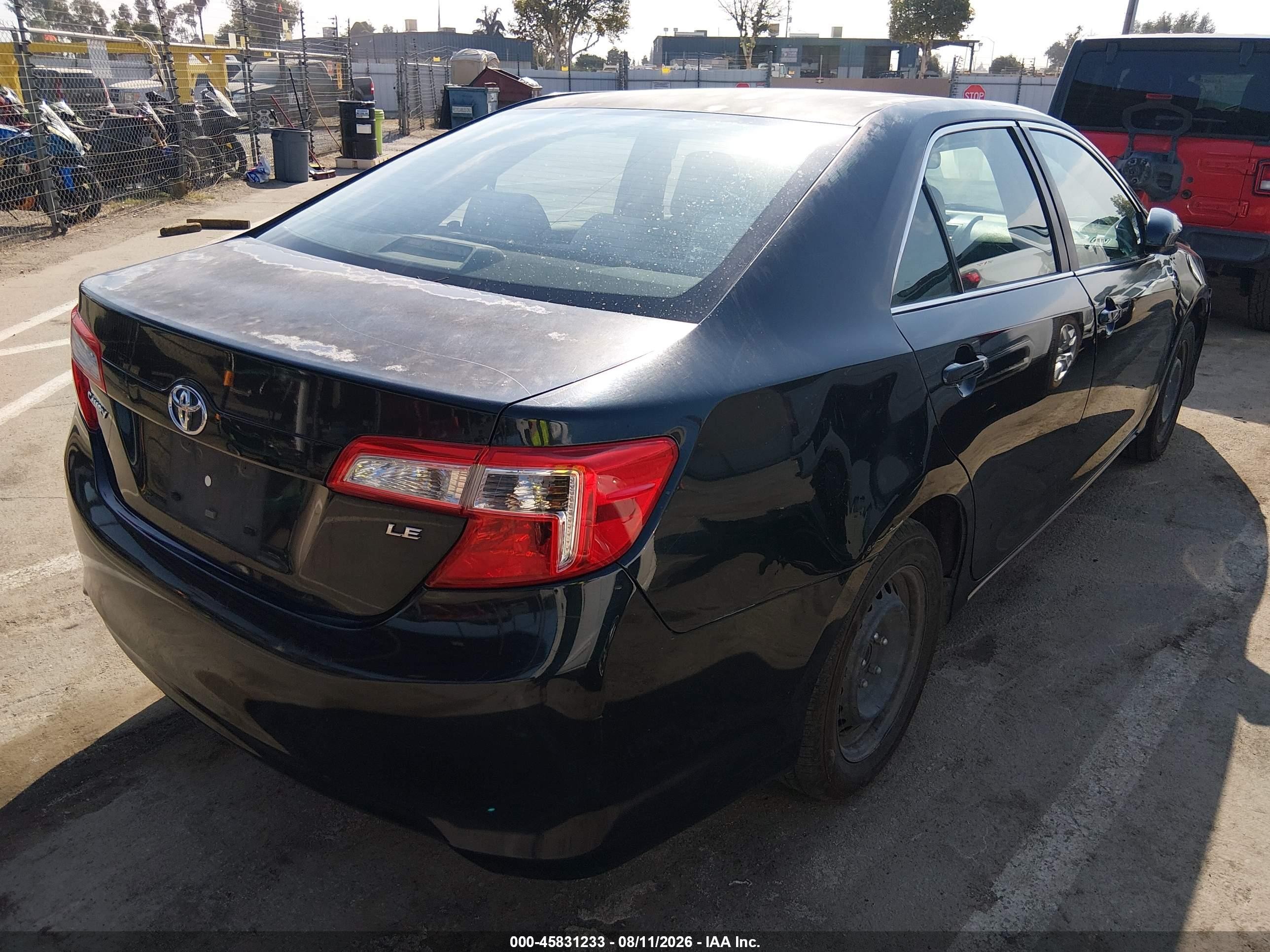 2012 Toyota Camry Le Navy vin: 4T4BF1FK9CR254620
