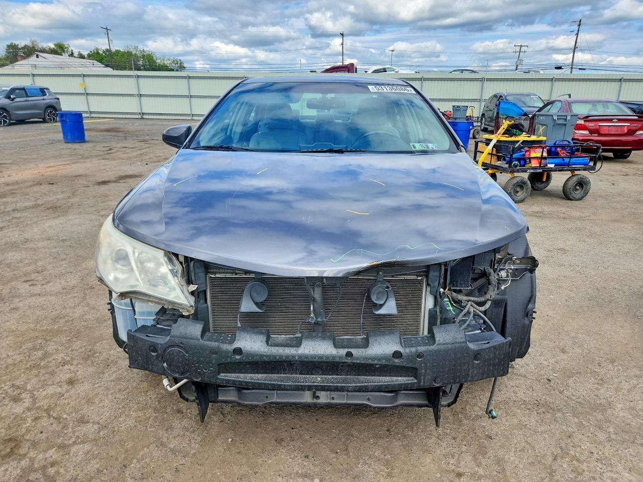 2013 Toyota Camry Xle Gray vin: 4T4BF1FK9DR285996