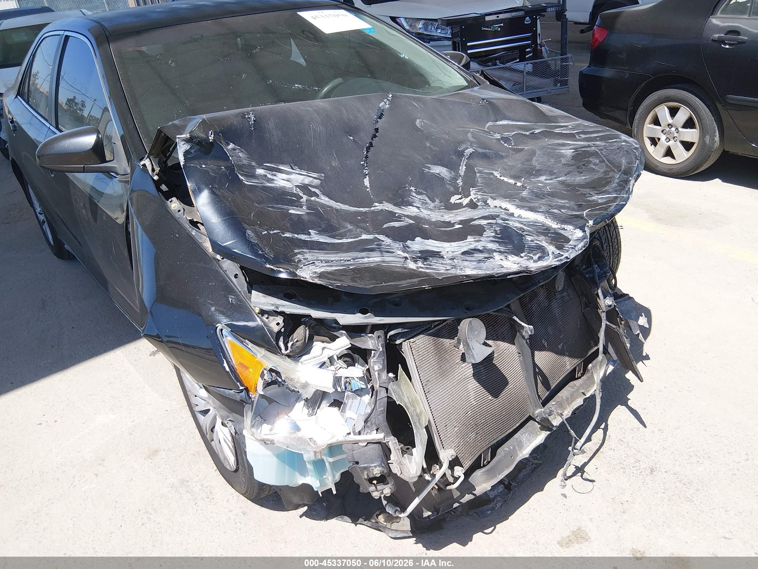 2013 Toyota Camry Le Black vin: 4T4BF1FK9DR287781