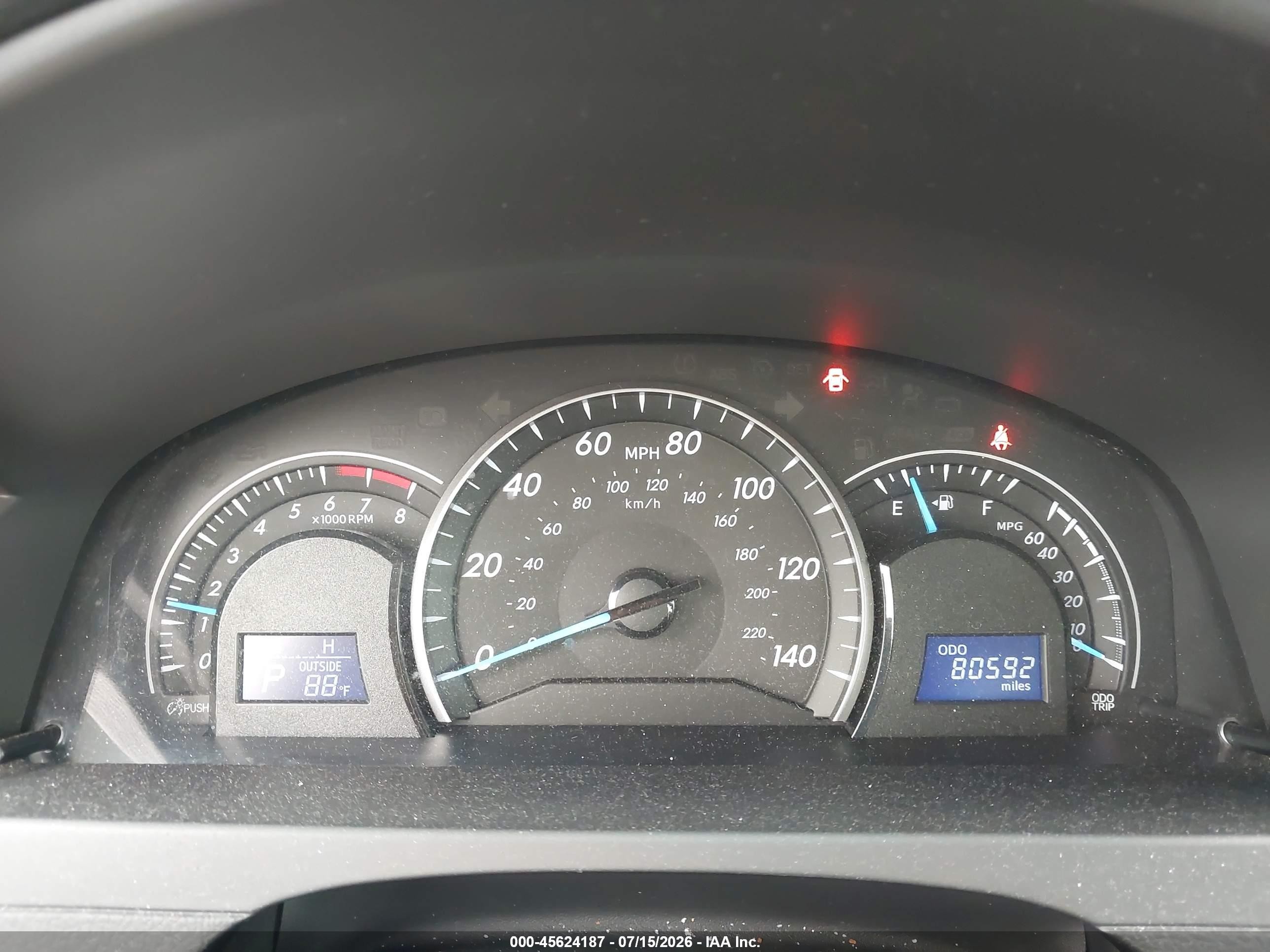 2013 Toyota Camry Le Gray vin: 4T4BF1FK9DR290891