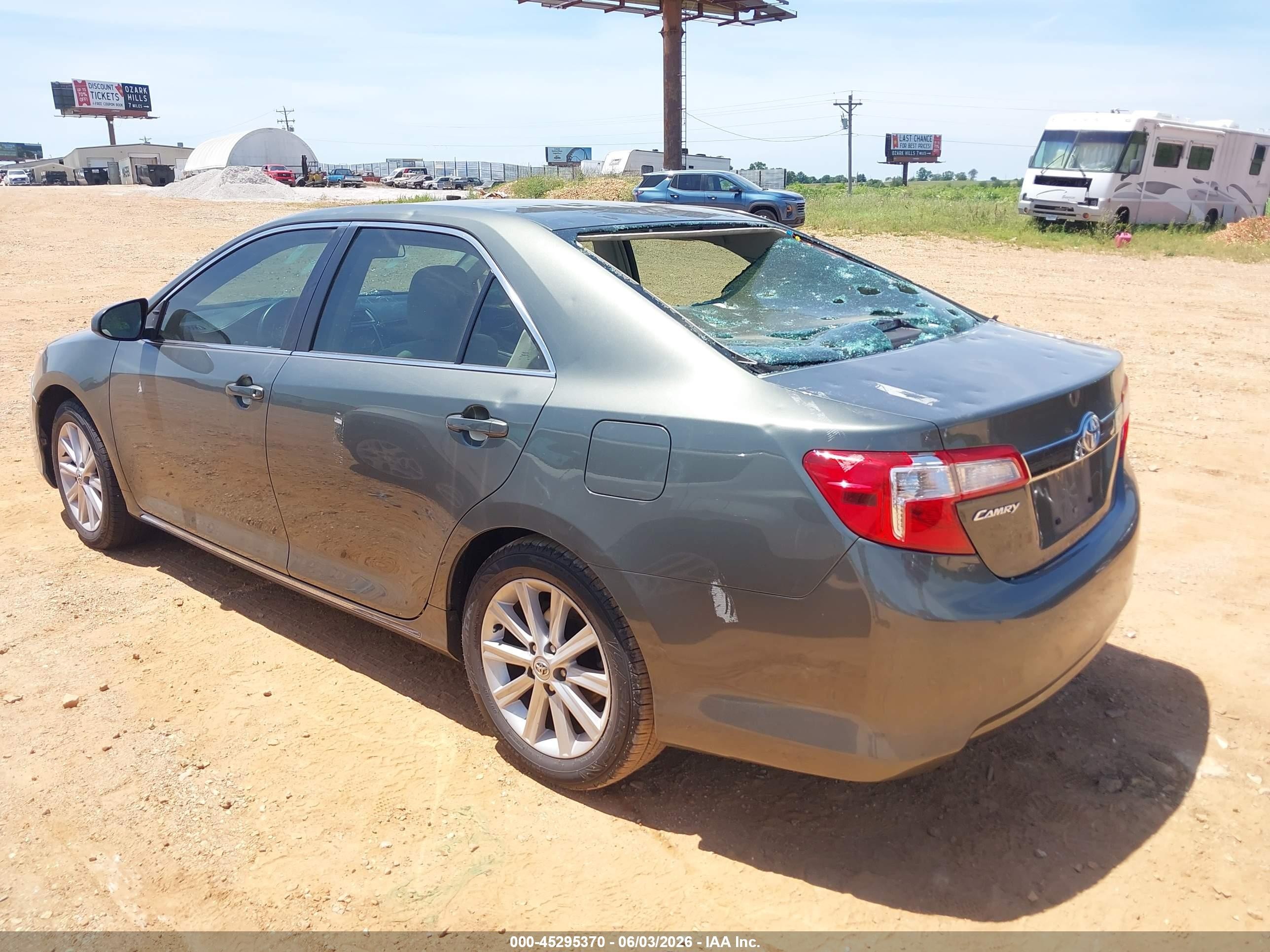 2013 Toyota Camry Xle Green vin: 4T4BF1FK9DR299655