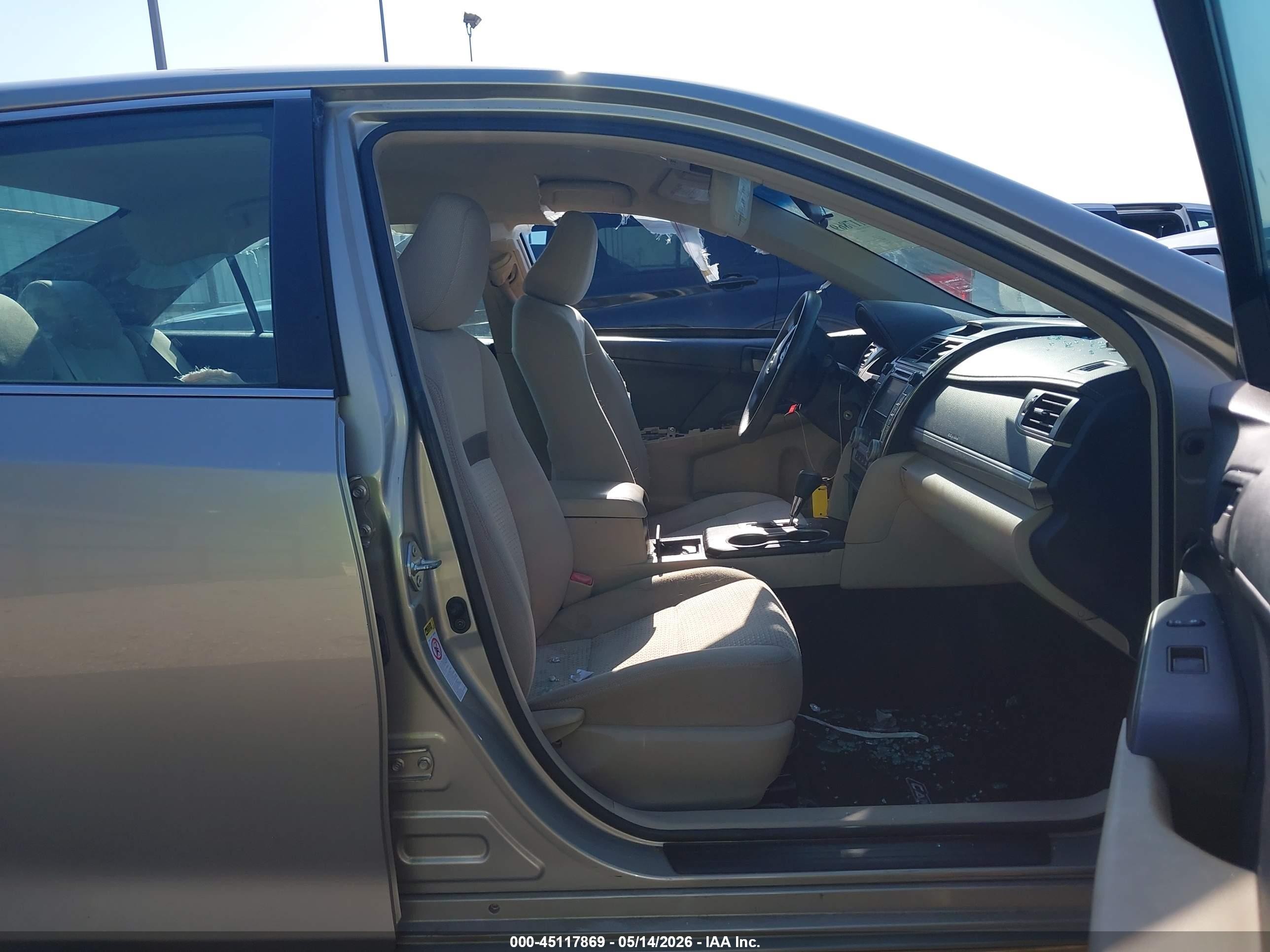 2013 Toyota Camry Le Gray vin: 4T4BF1FK9DR320925