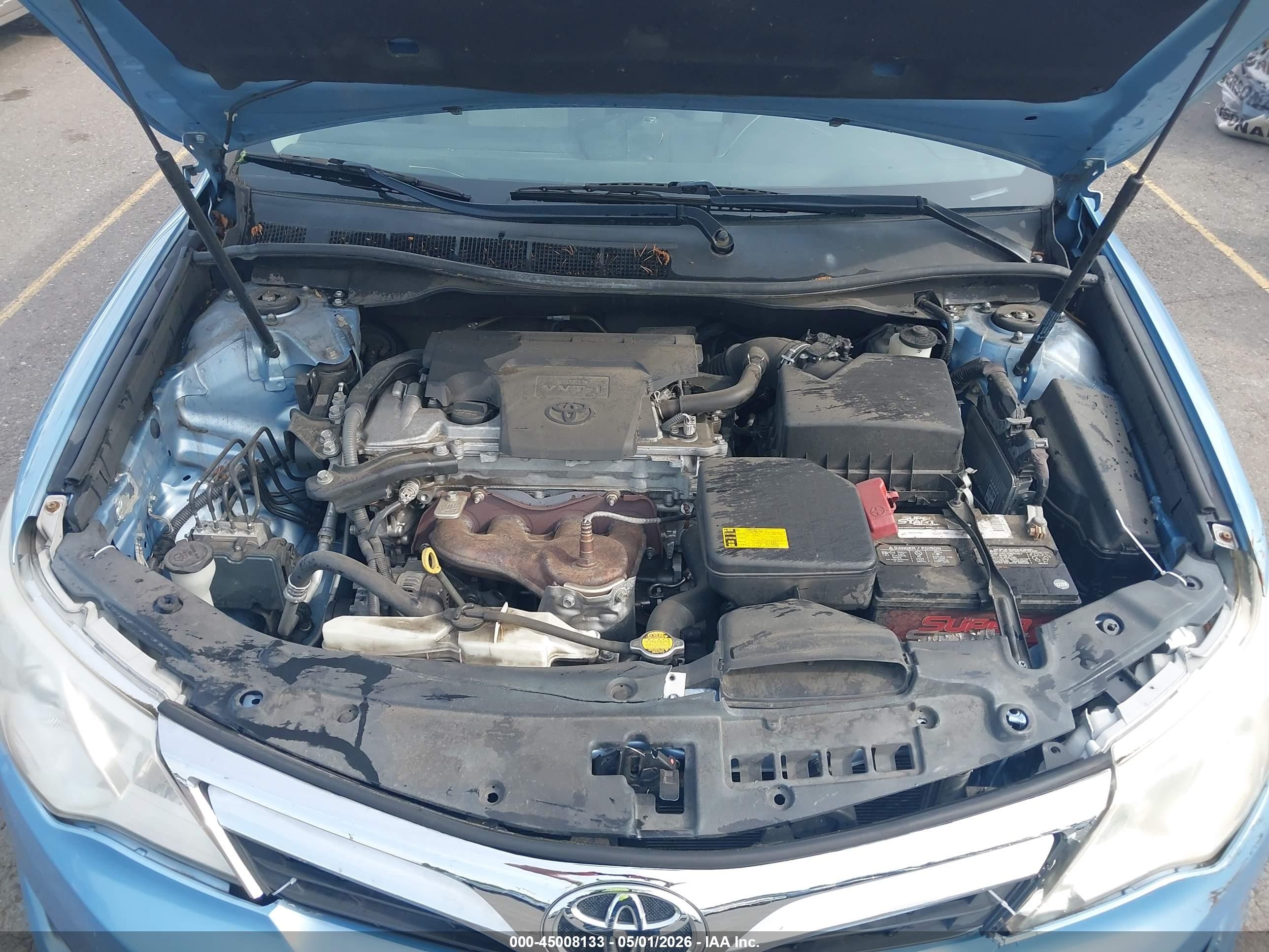 2013 Toyota Camry Le Light Blue vin: 4T4BF1FK9DR329317