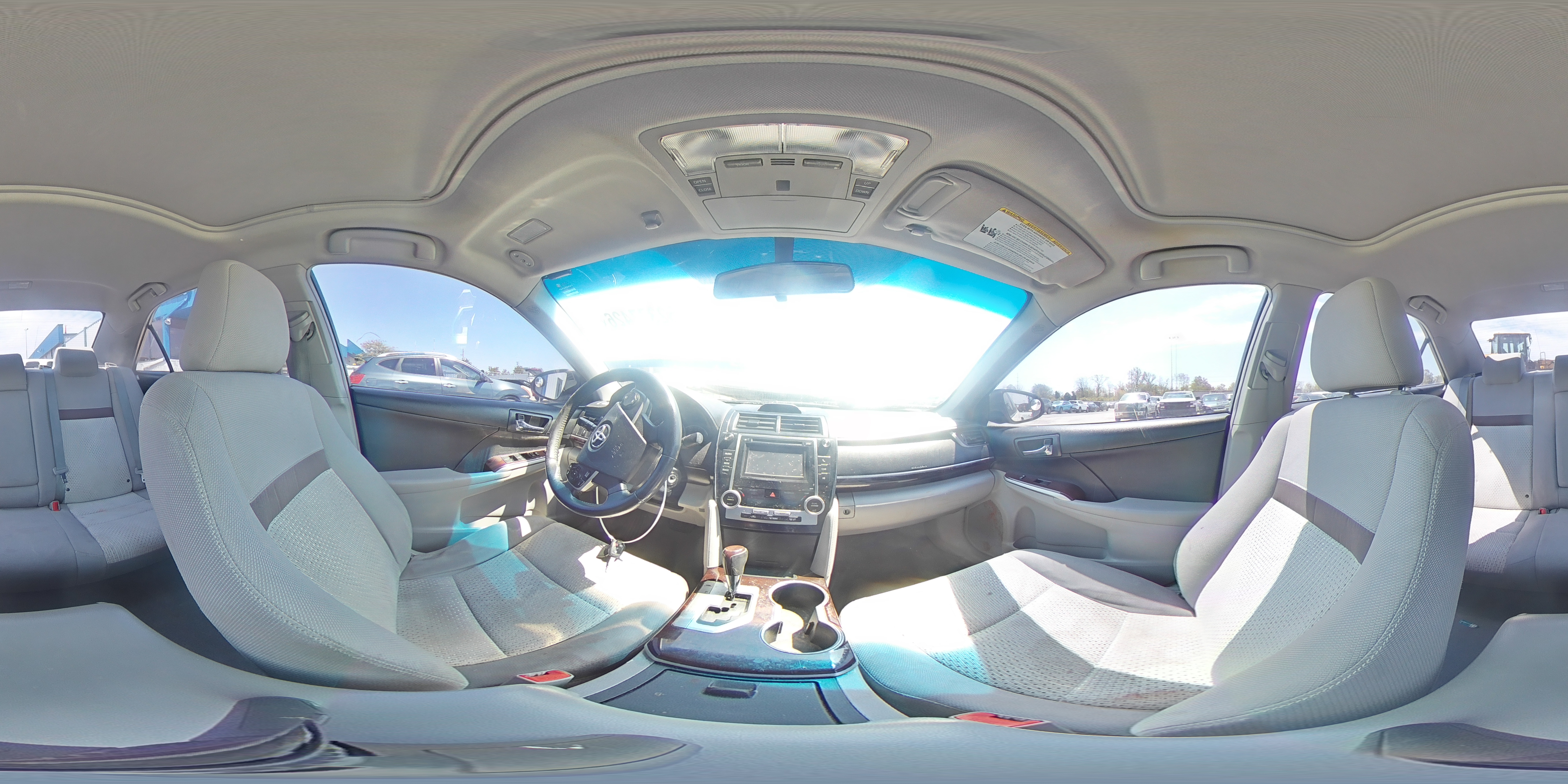 2014 Toyota Camry Xle White vin: 4T4BF1FK9ER345101