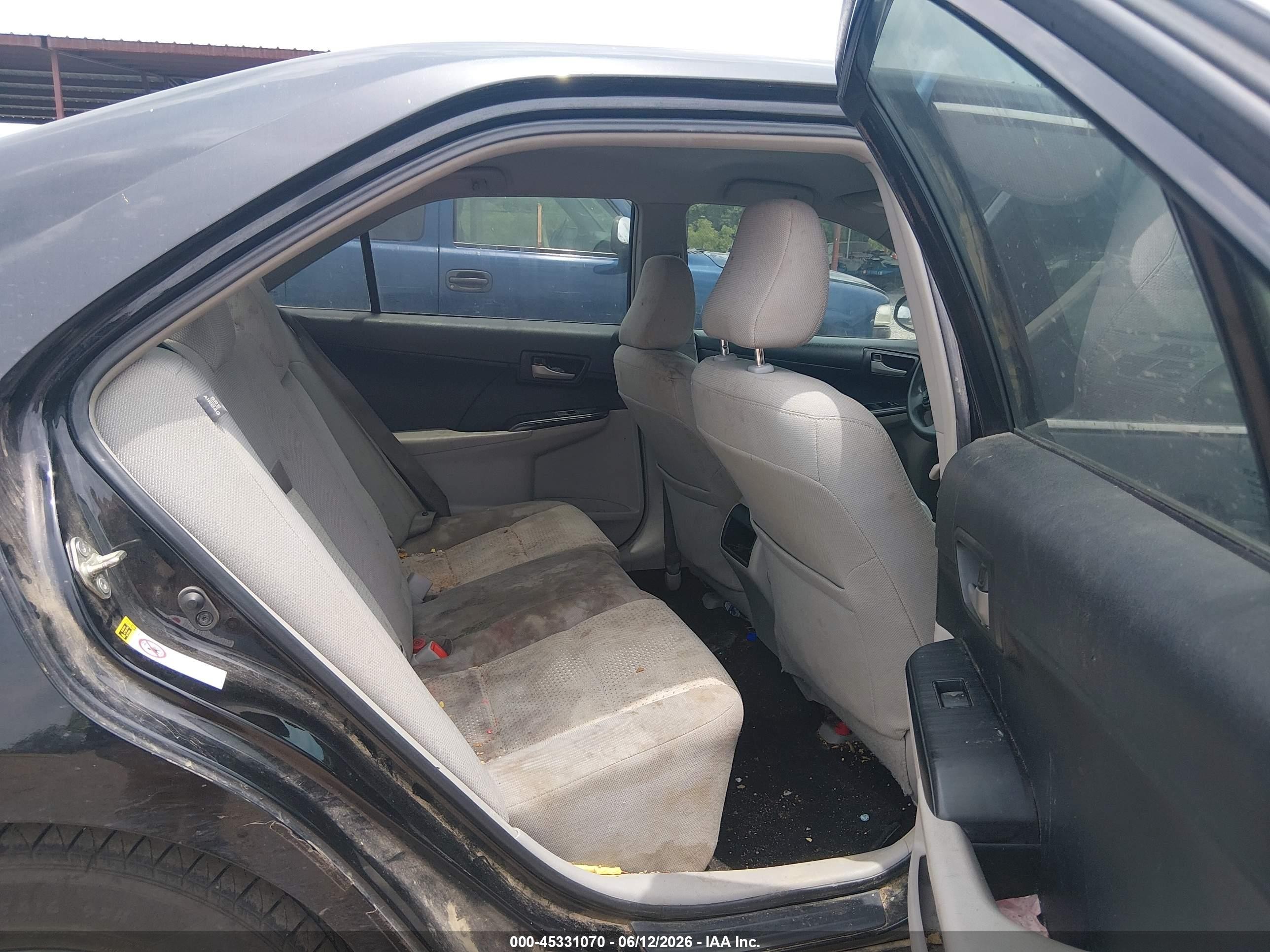 2014 Toyota Camry Le Black vin: 4T4BF1FK9ER350508