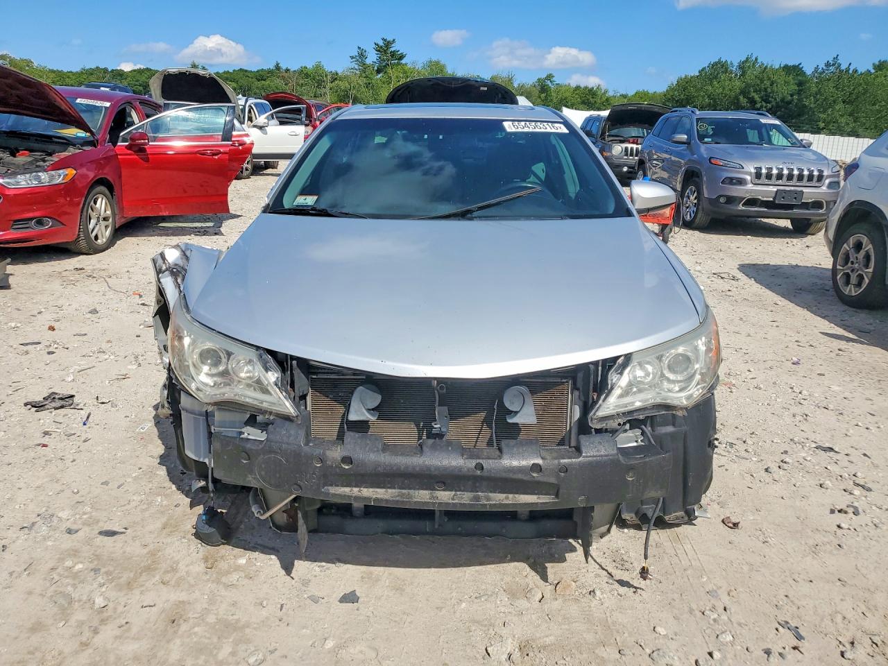 2014 Toyota Camry Xle Silver vin: 4T4BF1FK9ER369625