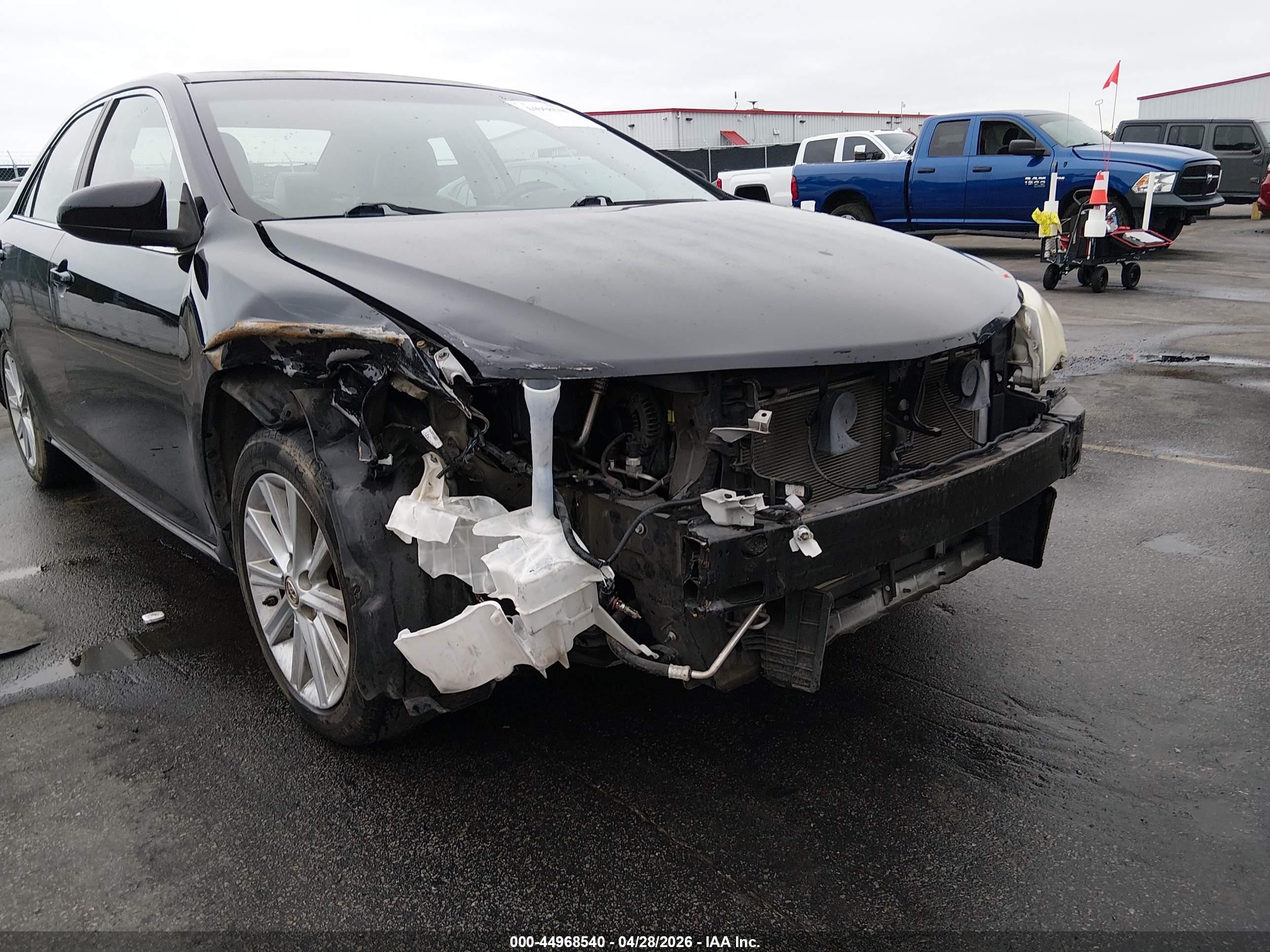 2014 Toyota Camry Xle Black vin: 4T4BF1FK9ER374548