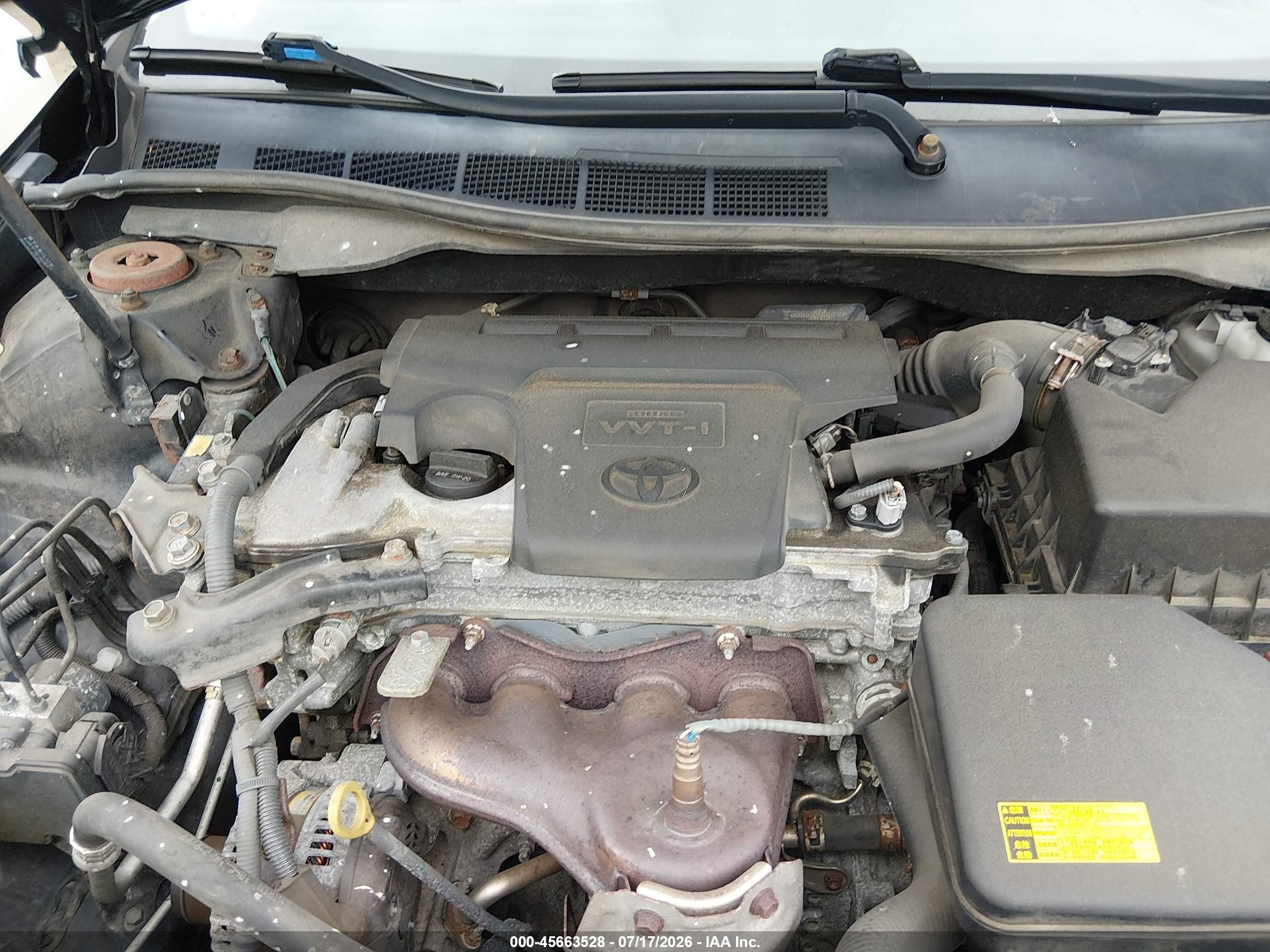 2014 Toyota Camry Le Черный vin: 4T4BF1FK9ER378955