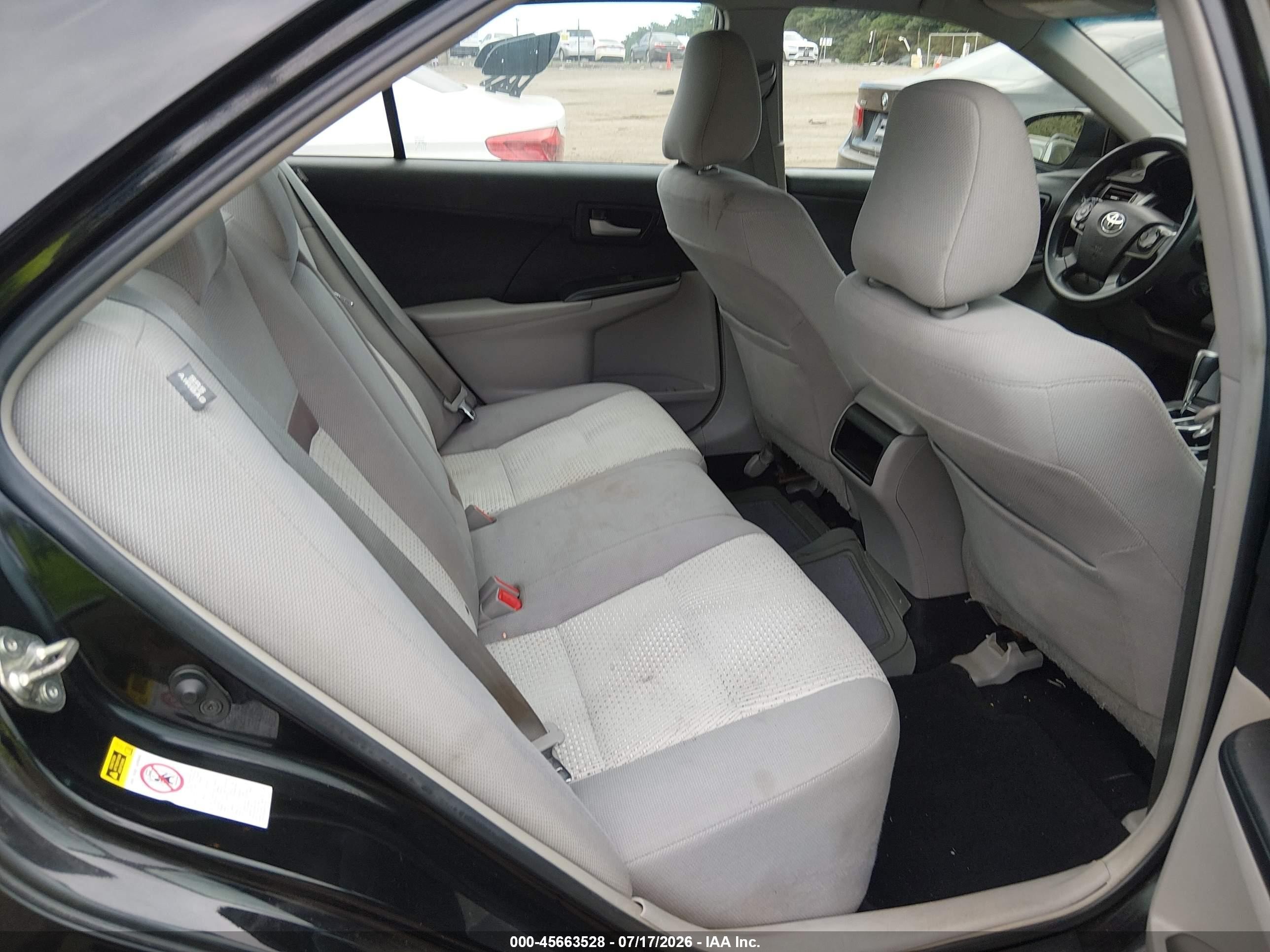 2014 Toyota Camry Le Черный vin: 4T4BF1FK9ER378955
