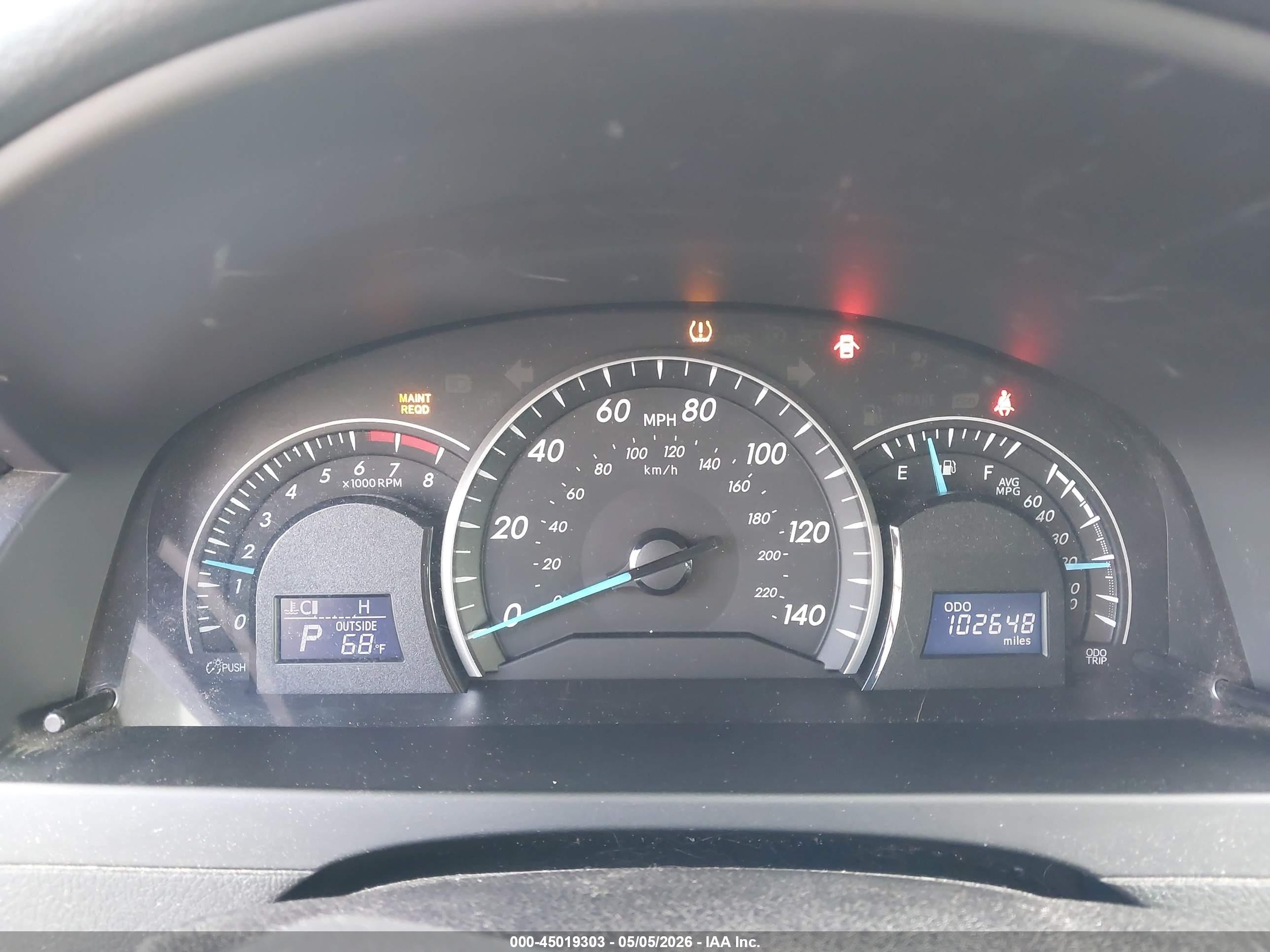 2014 Toyota Camry Le Blue vin: 4T4BF1FK9ER393780
