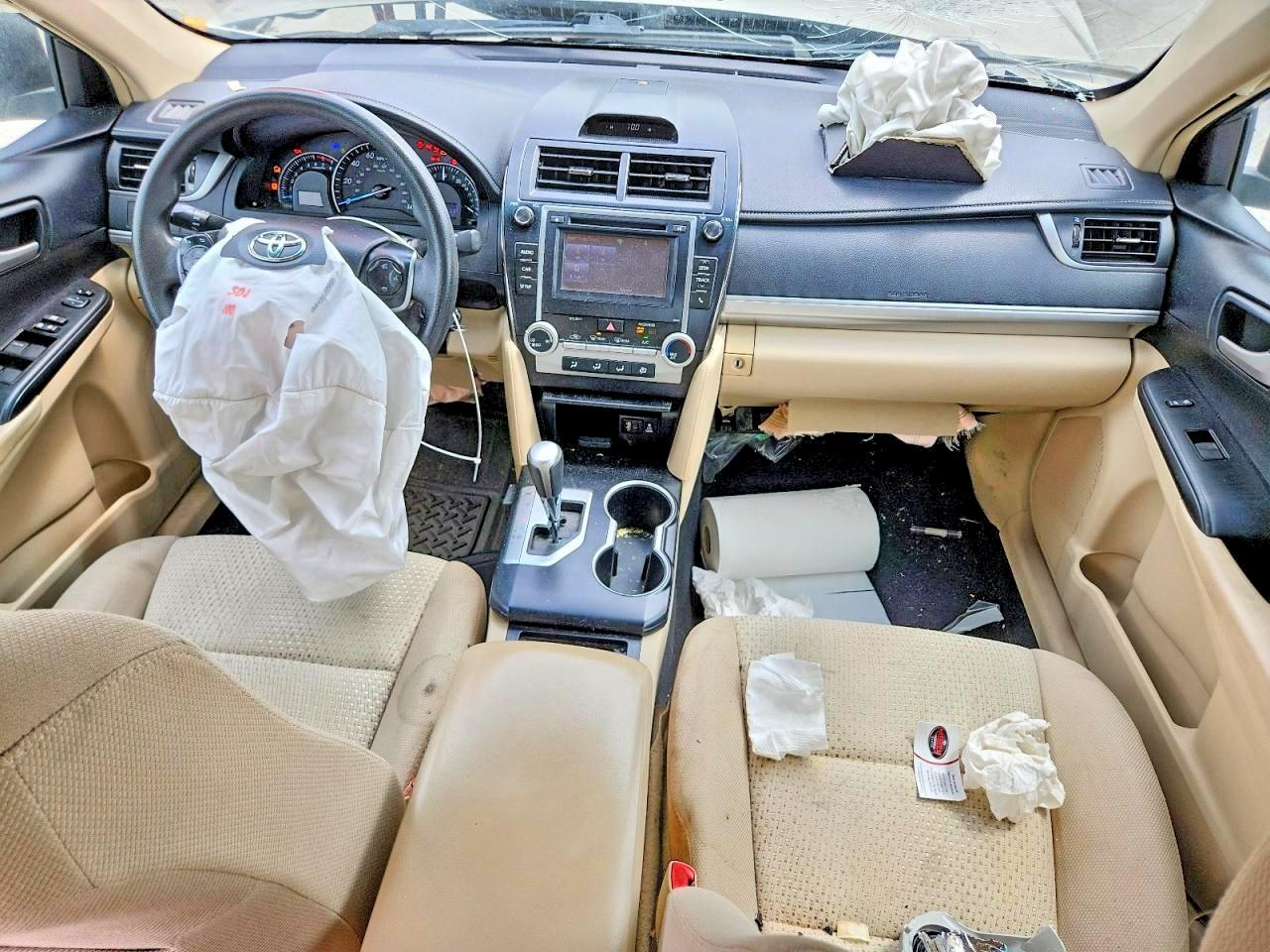 2014 Toyota Camry Le Бежевый vin: 4T4BF1FK9ER395819