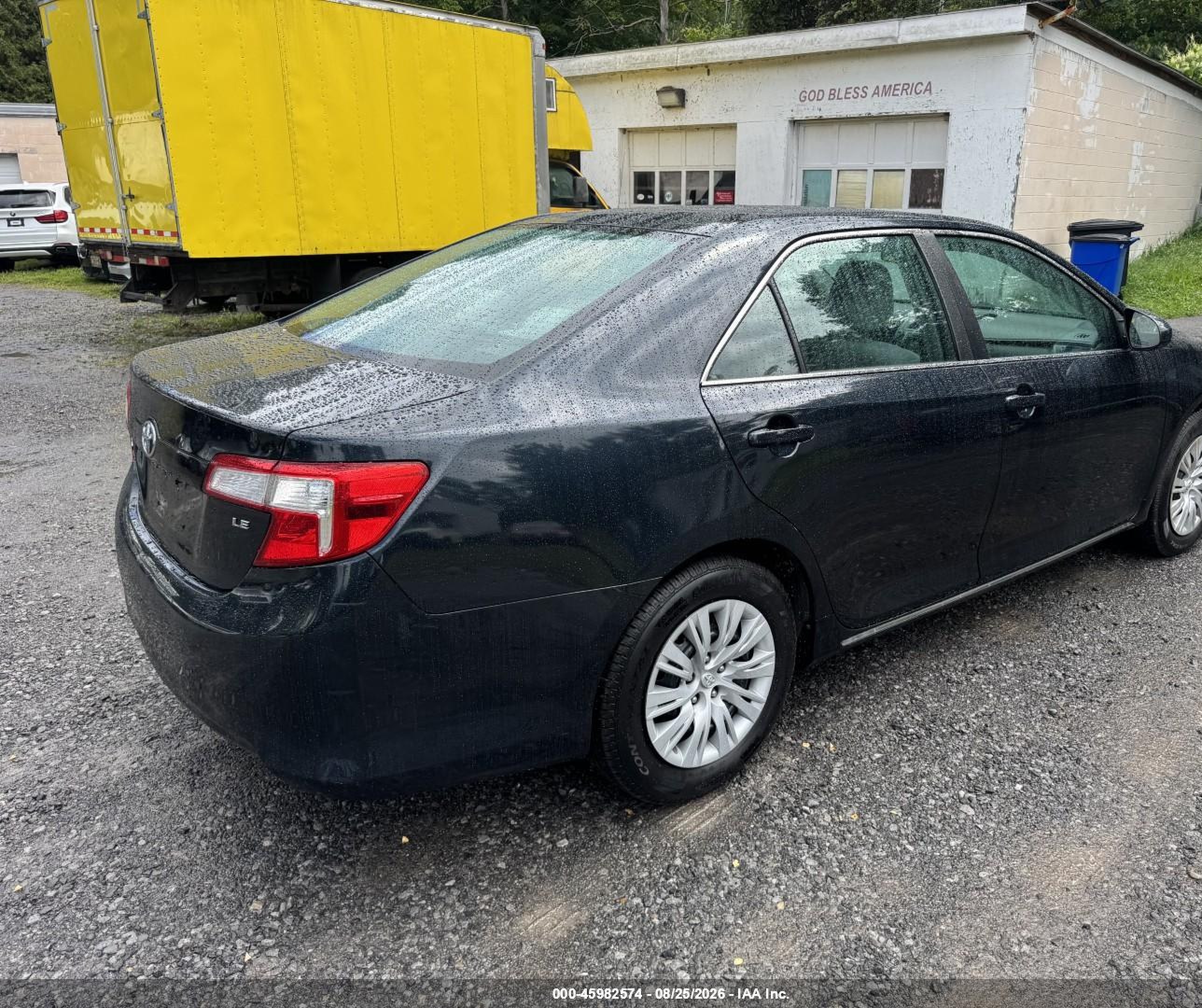 2014 Toyota Camry Le Синий vin: 4T4BF1FK9ER401098