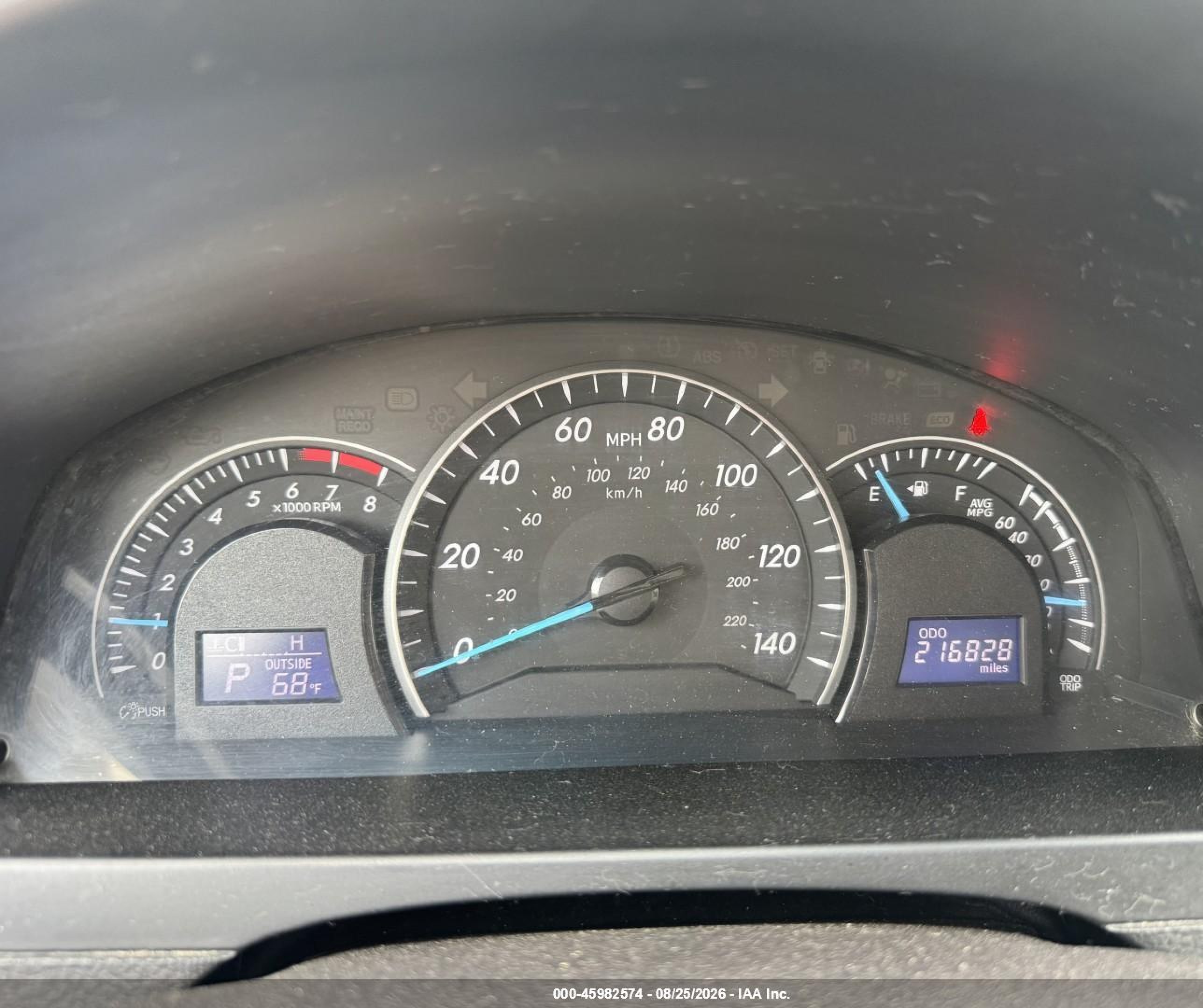 2014 Toyota Camry Le Синий vin: 4T4BF1FK9ER401098