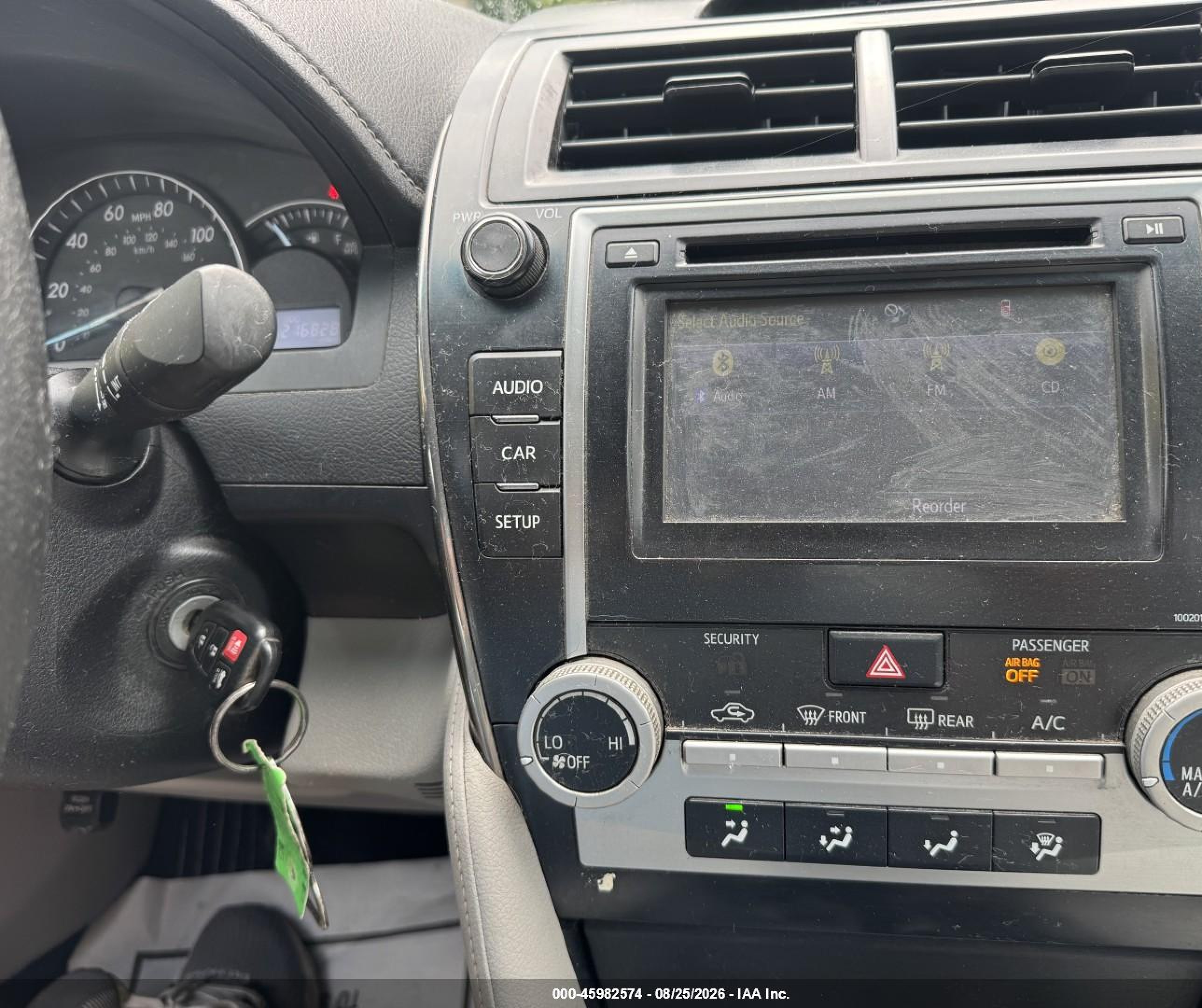 2014 Toyota Camry Le Синий vin: 4T4BF1FK9ER401098