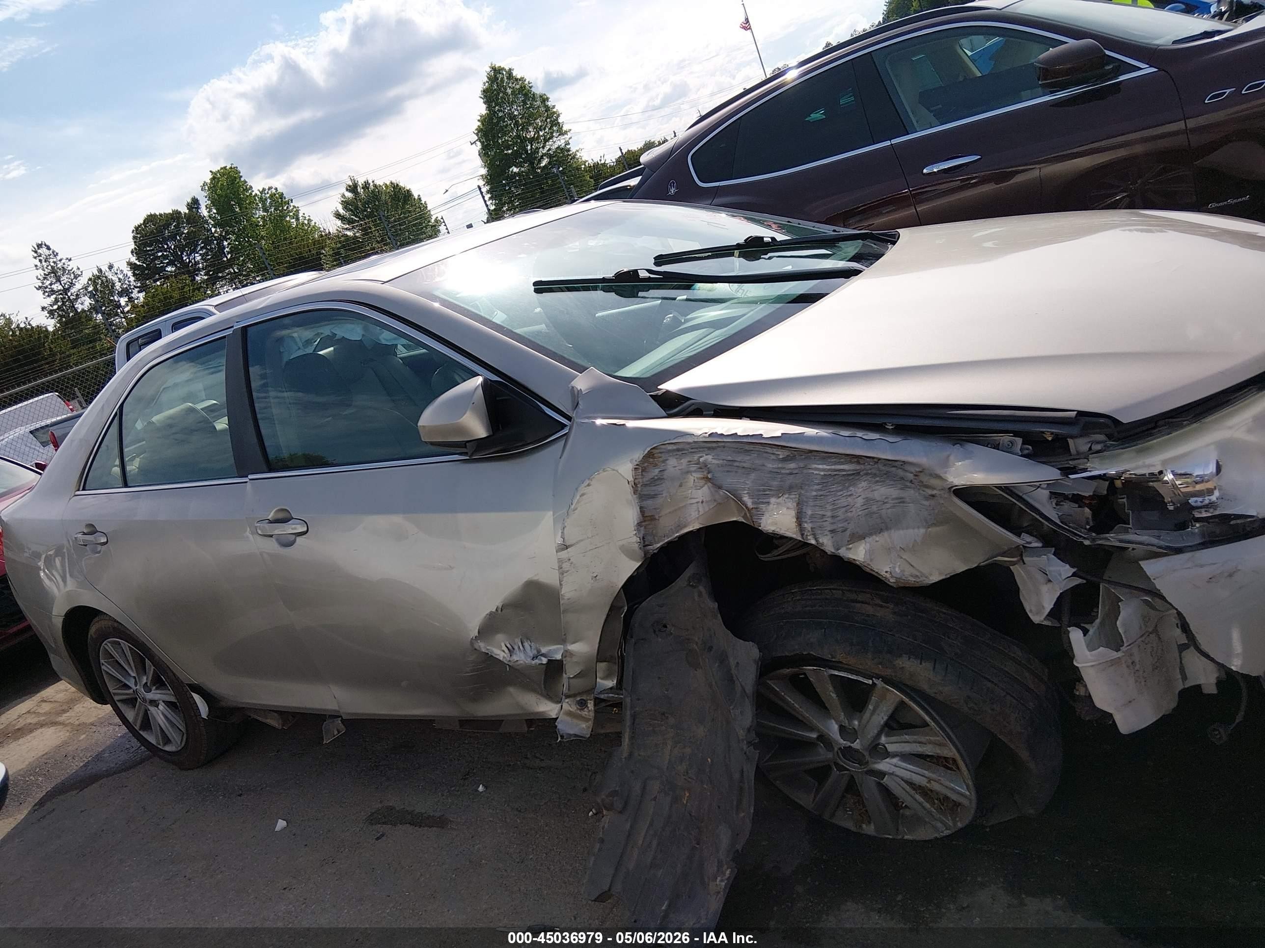 2014 Toyota Camry Xle Tan vin: 4T4BF1FK9ER426194
