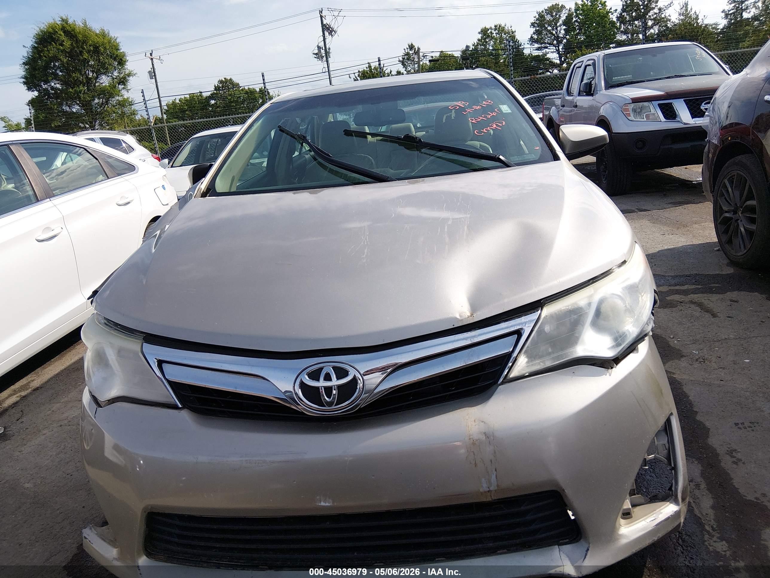 2014 Toyota Camry Xle Tan vin: 4T4BF1FK9ER426194