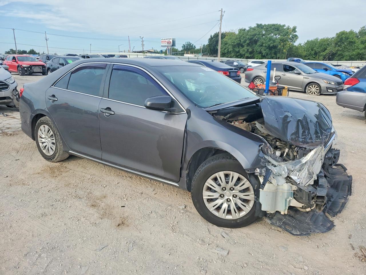 2014 Toyota Camry Le Gray vin: 4T4BF1FK9ER427152