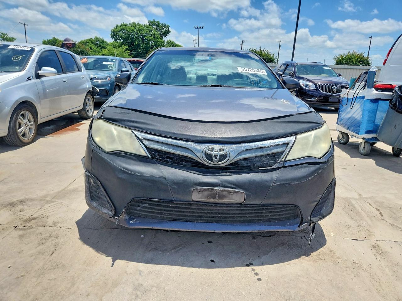 2014 Toyota Camry Le Gray vin: 4T4BF1FK9ER428625