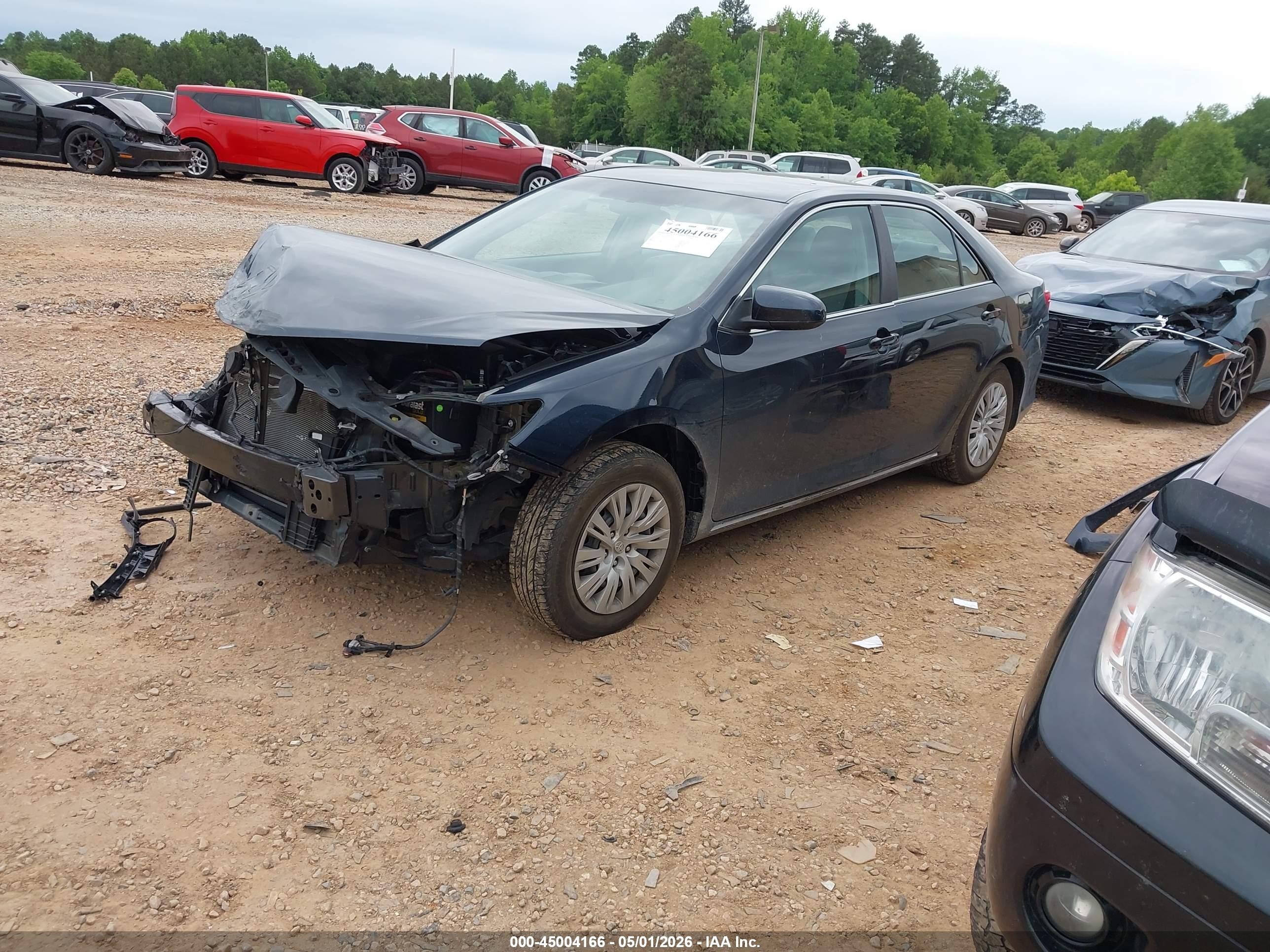 2014 Toyota Camry L/le/se/se Sport/xle Blue vin: 4T4BF1FK9ER434456