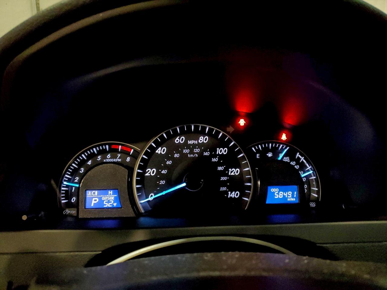 2014 Toyota Camry L Red vin: 4T4BF1FK9ER436885