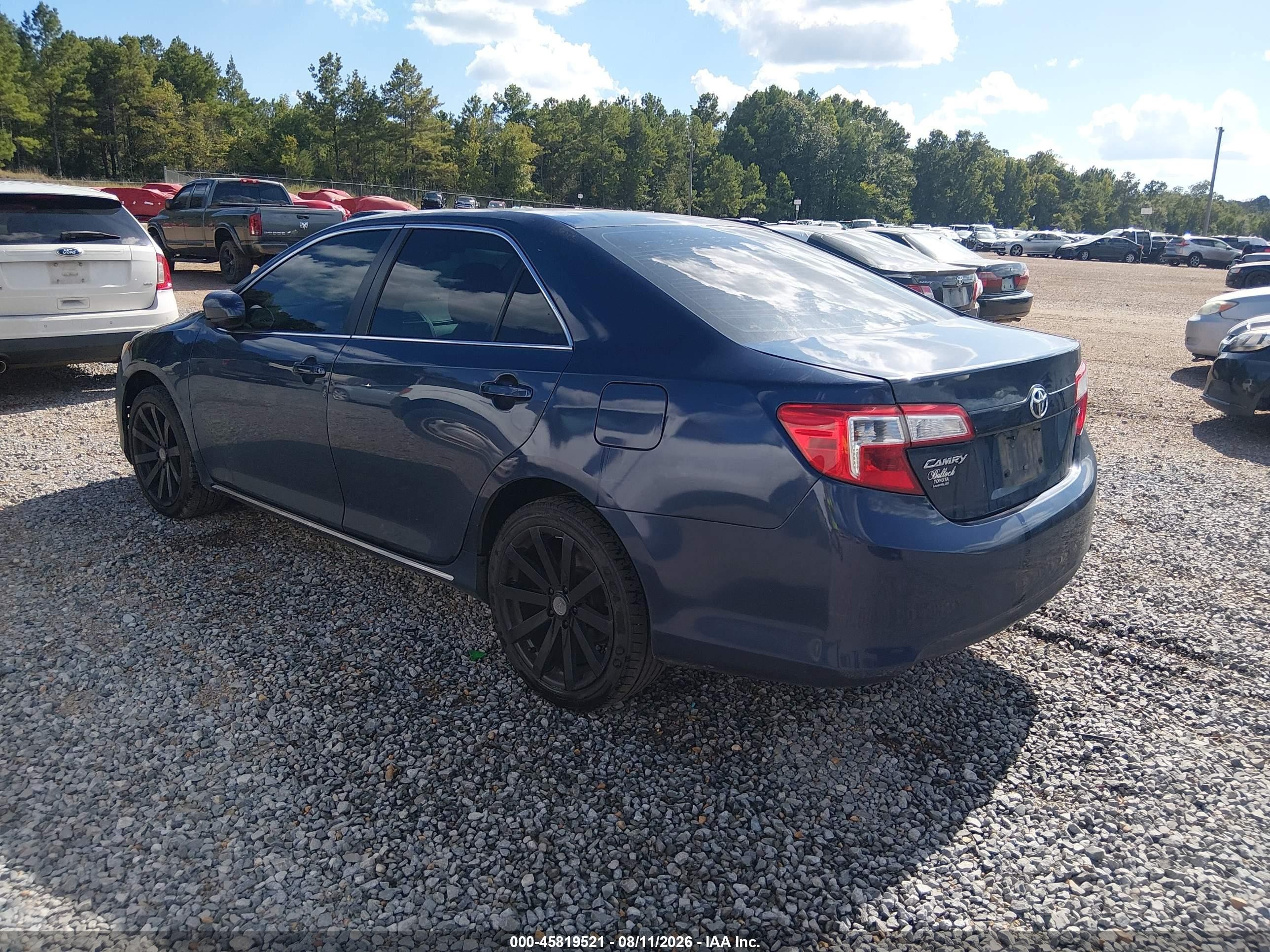 2014 Toyota Camry Le Black vin: 4T4BF1FK9ER438071