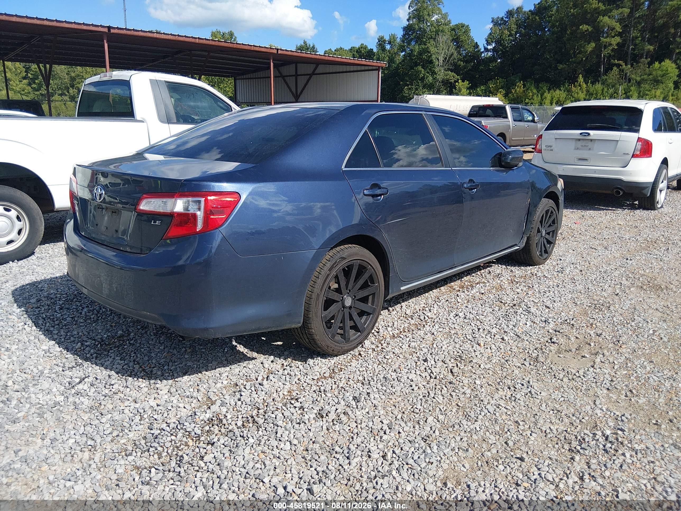 2014 Toyota Camry Le Black vin: 4T4BF1FK9ER438071