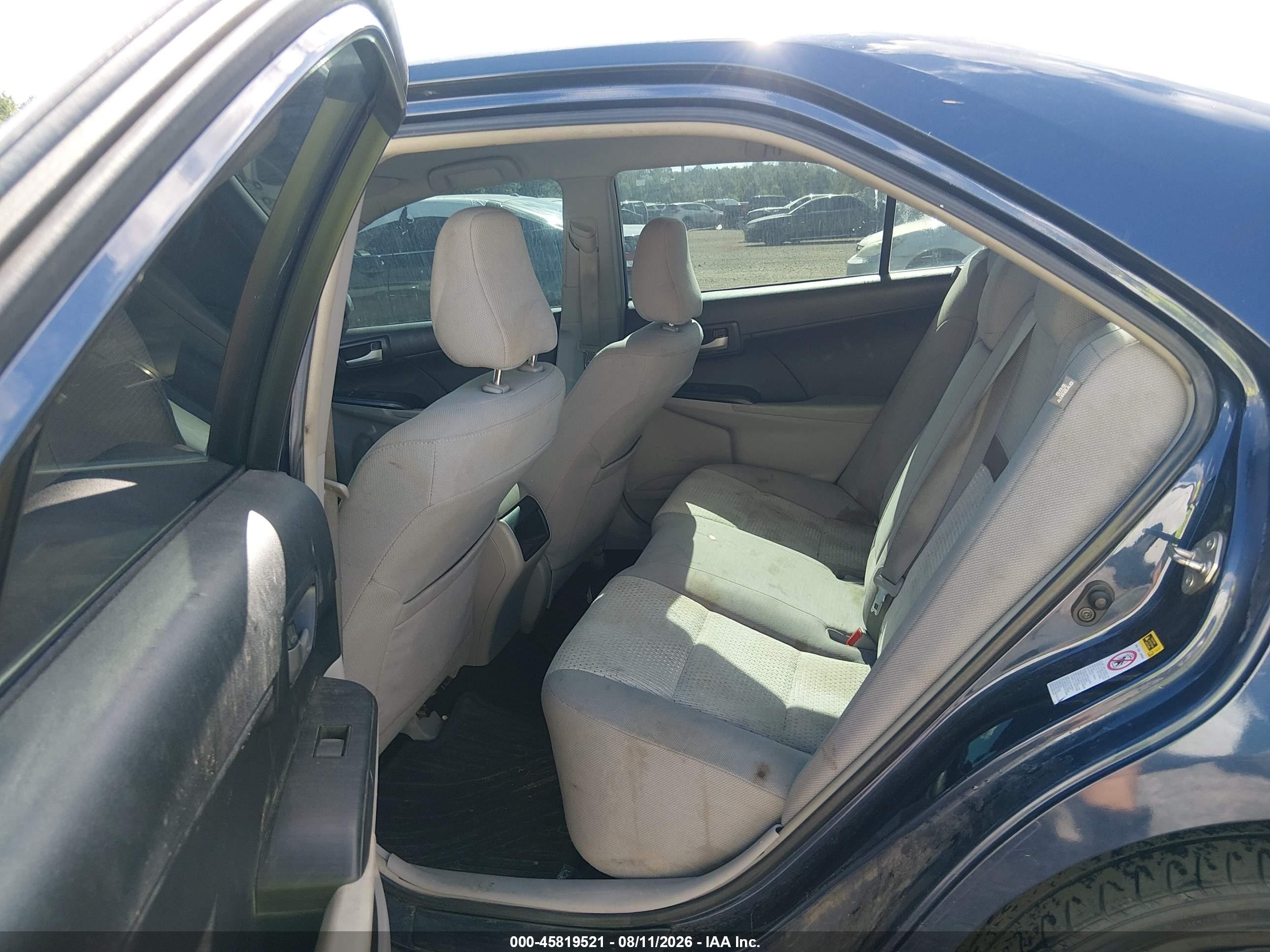 2014 Toyota Camry Le Black vin: 4T4BF1FK9ER438071