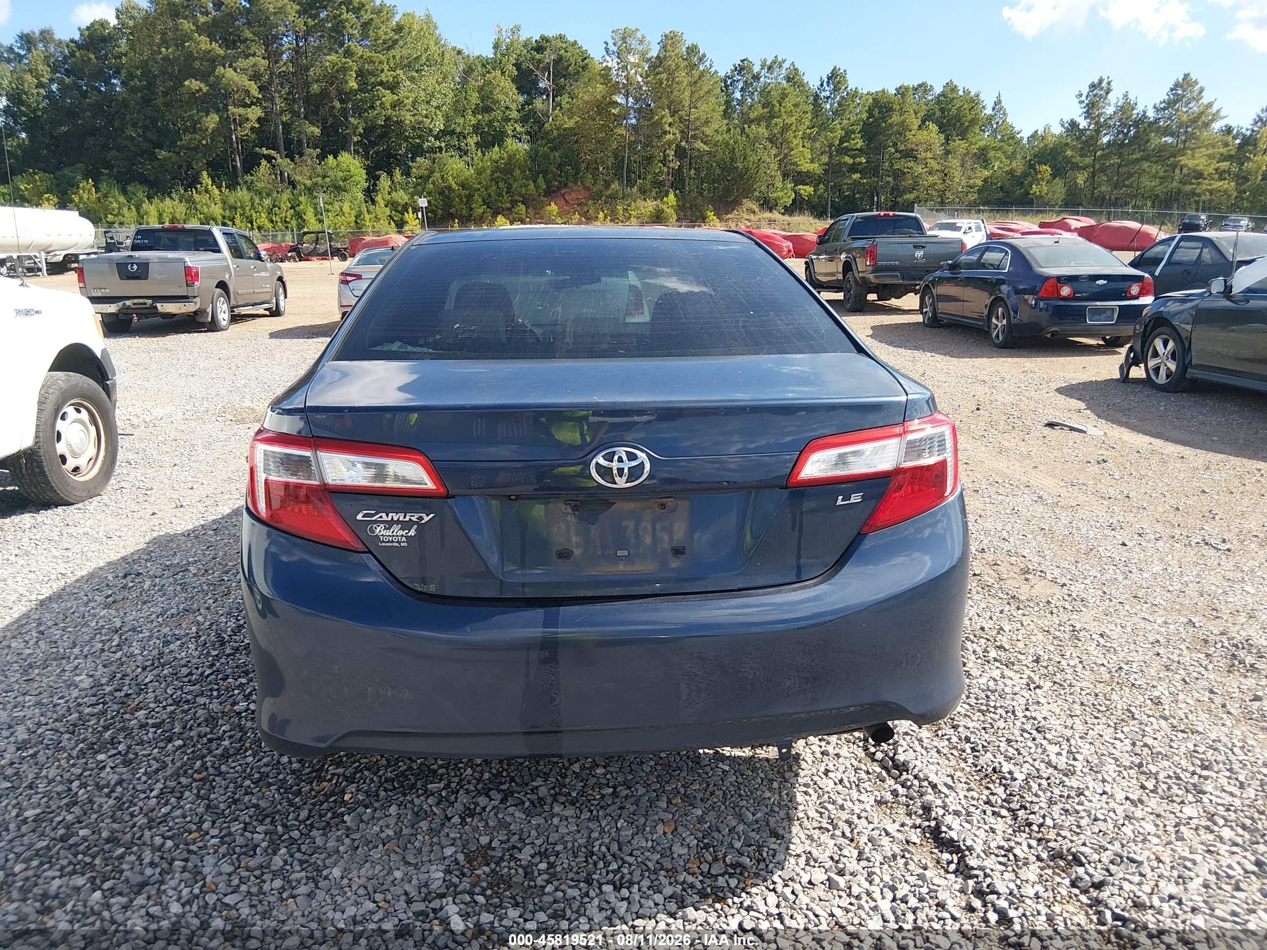 2014 Toyota Camry Le Black vin: 4T4BF1FK9ER438071