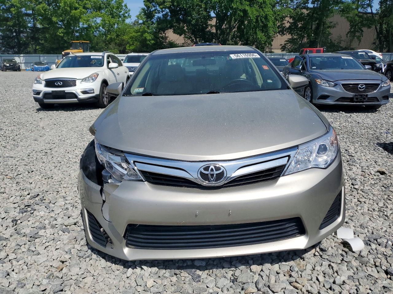 2014 Toyota Camry Le Желто-коричневый vin: 4T4BF1FK9ER442198
