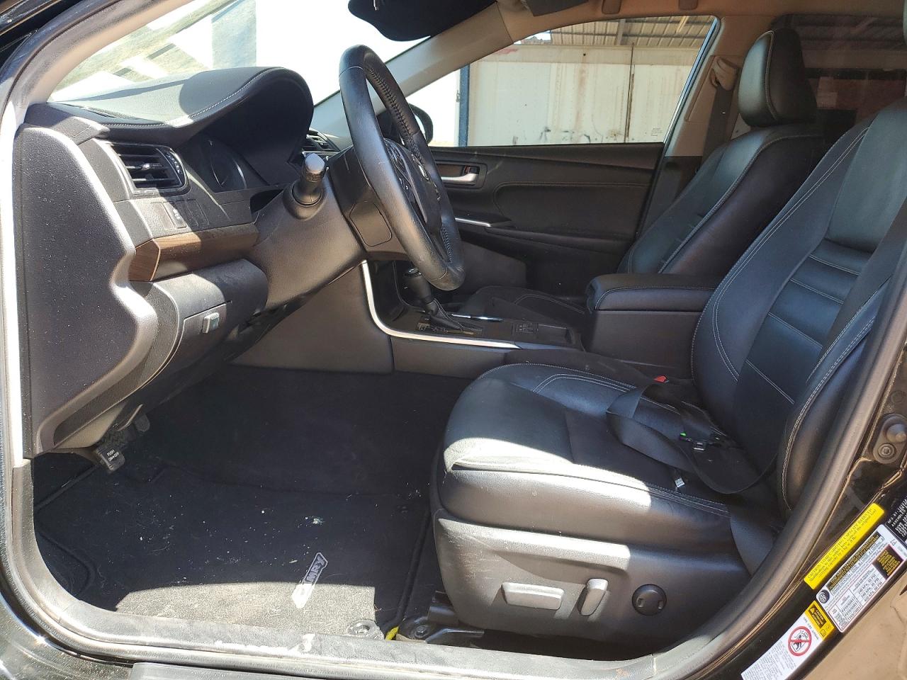 2015 Toyota Camry Xle Black vin: 4T4BF1FK9FR445393