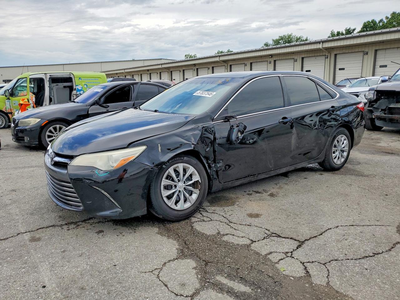2015 Toyota Camry Le Black vin: 4T4BF1FK9FR449346